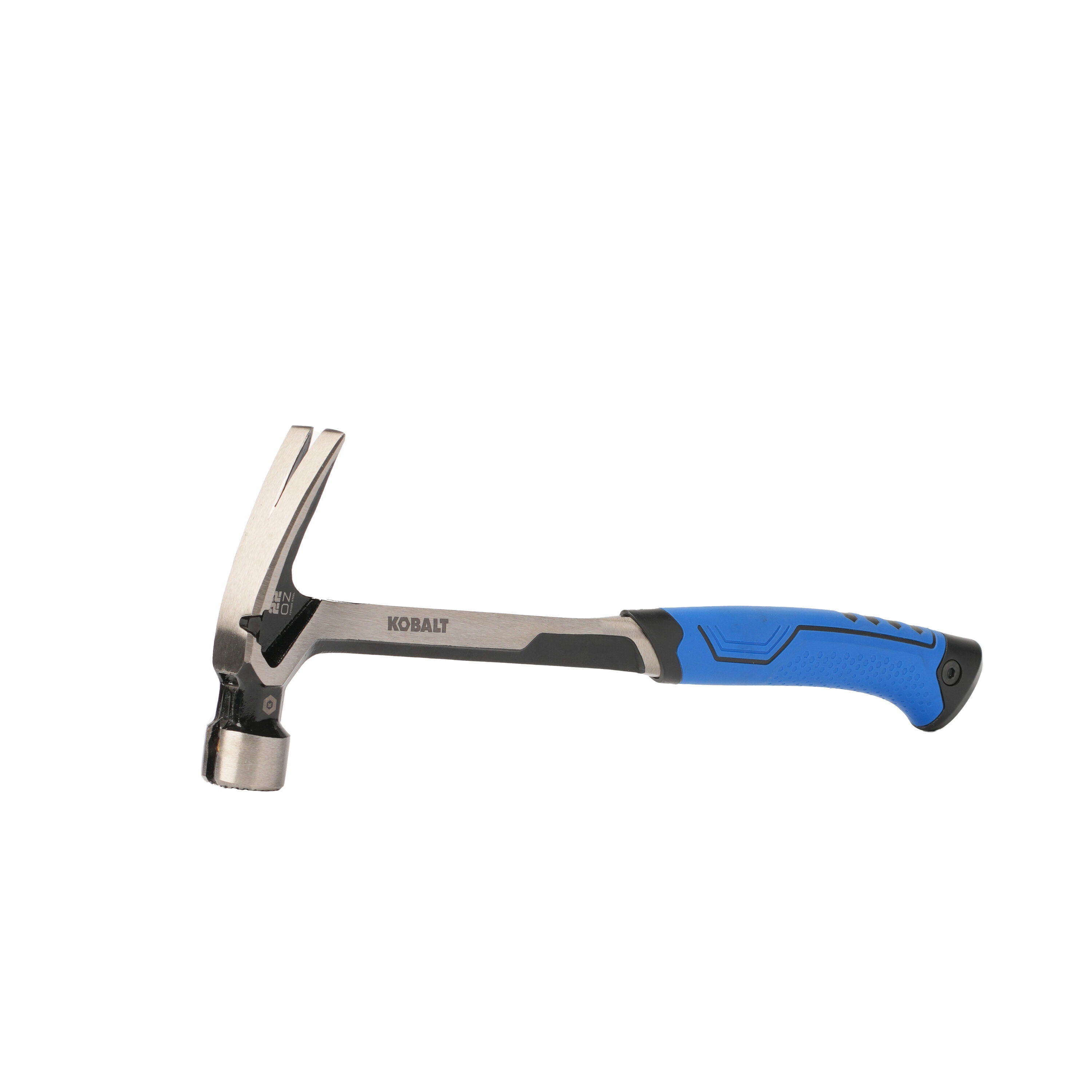 Martillo de garra de acero con cabeza de acero de 22 onzas y cara moldeada Kobalt 67806