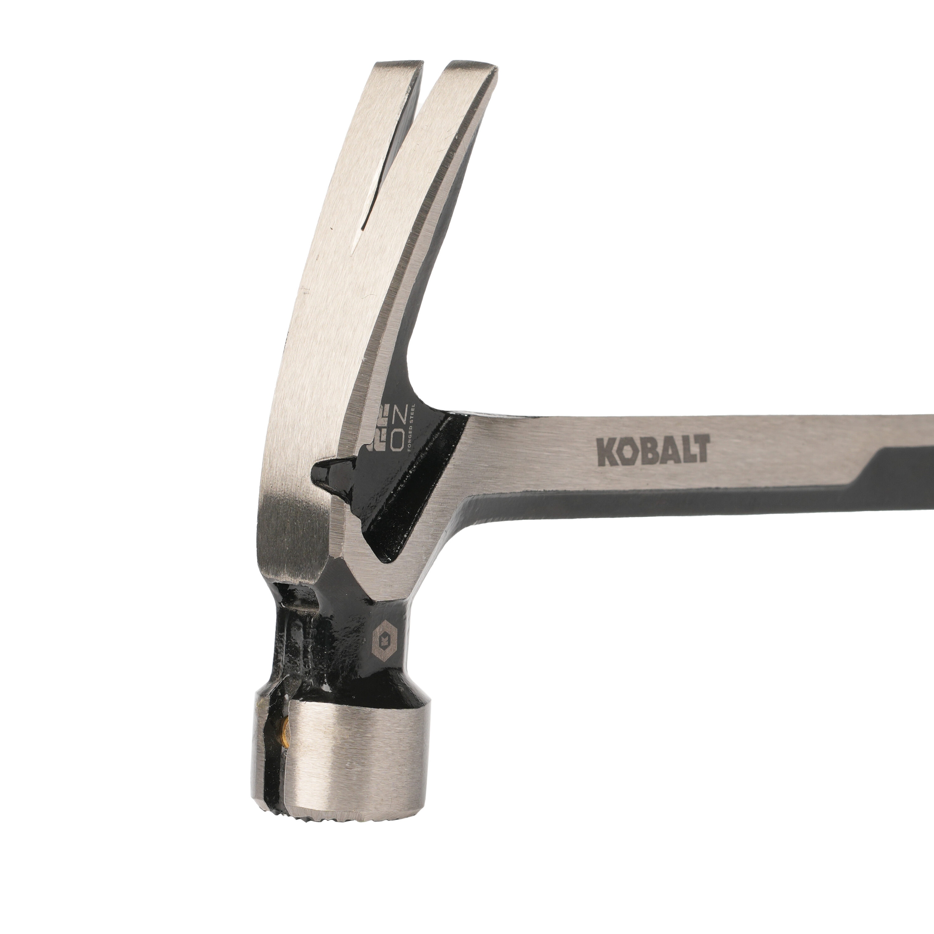 Martillo de garra de acero con cabeza de acero de 22 onzas y cara moldeada Kobalt 67806