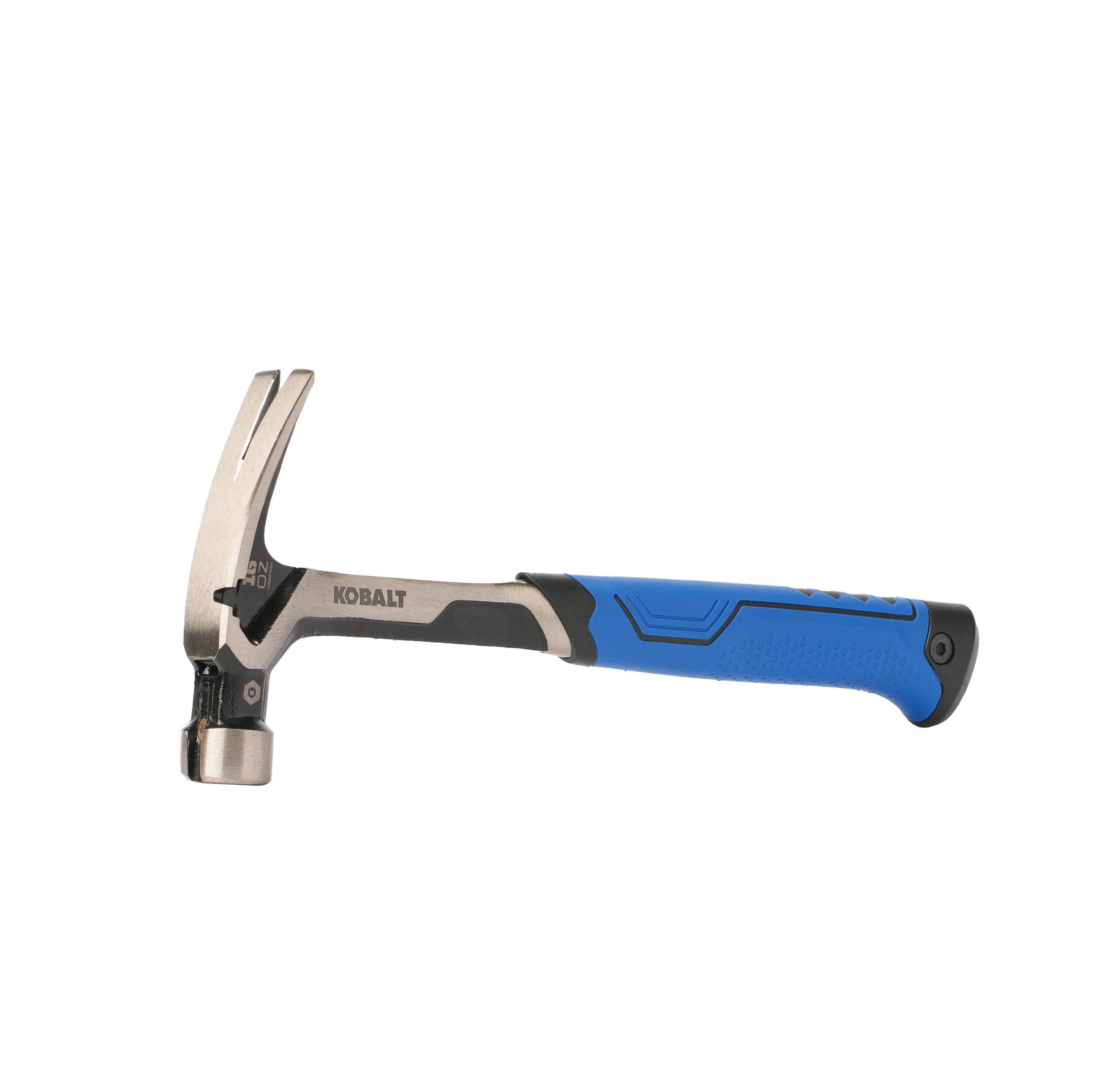 Martillo de garra de acero con cabeza lisa de 16 onzas y mango de acero Kobalt 67804