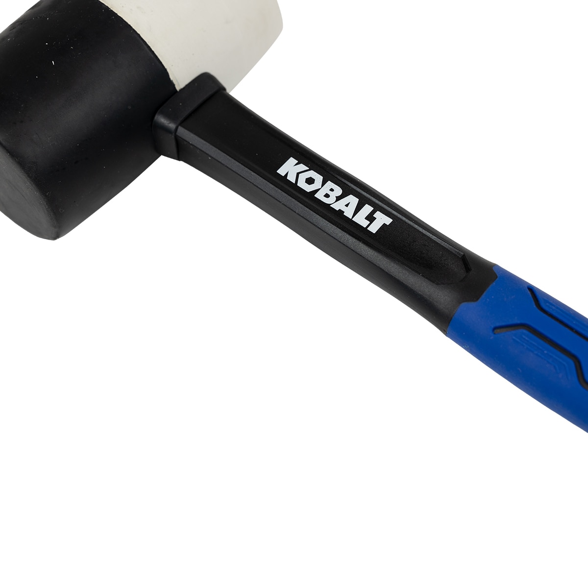 Mazo de goma con cabeza de caucho de 32 oz y mango de fibra de vidrio suave KB-T081932