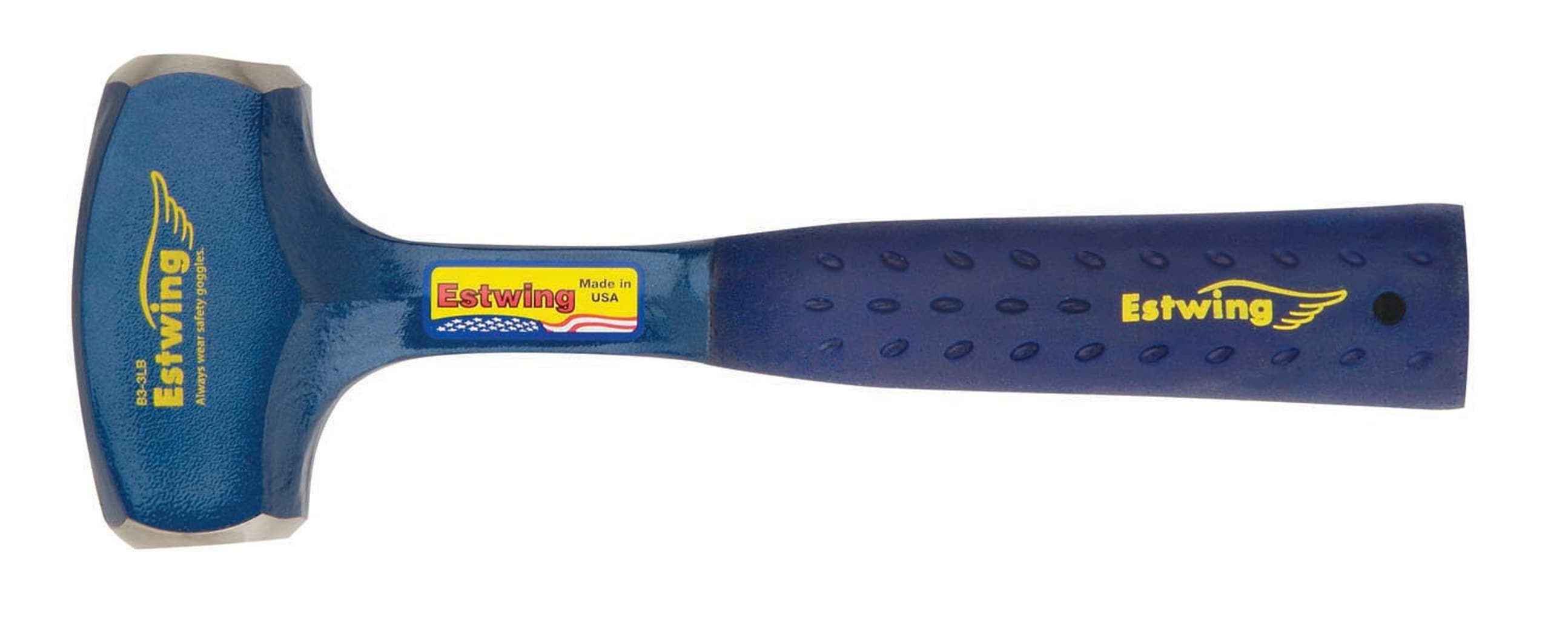 Martillo de perforación con cabeza de acero de 48.0 onzas y mango de acero con cara lisa Estwing