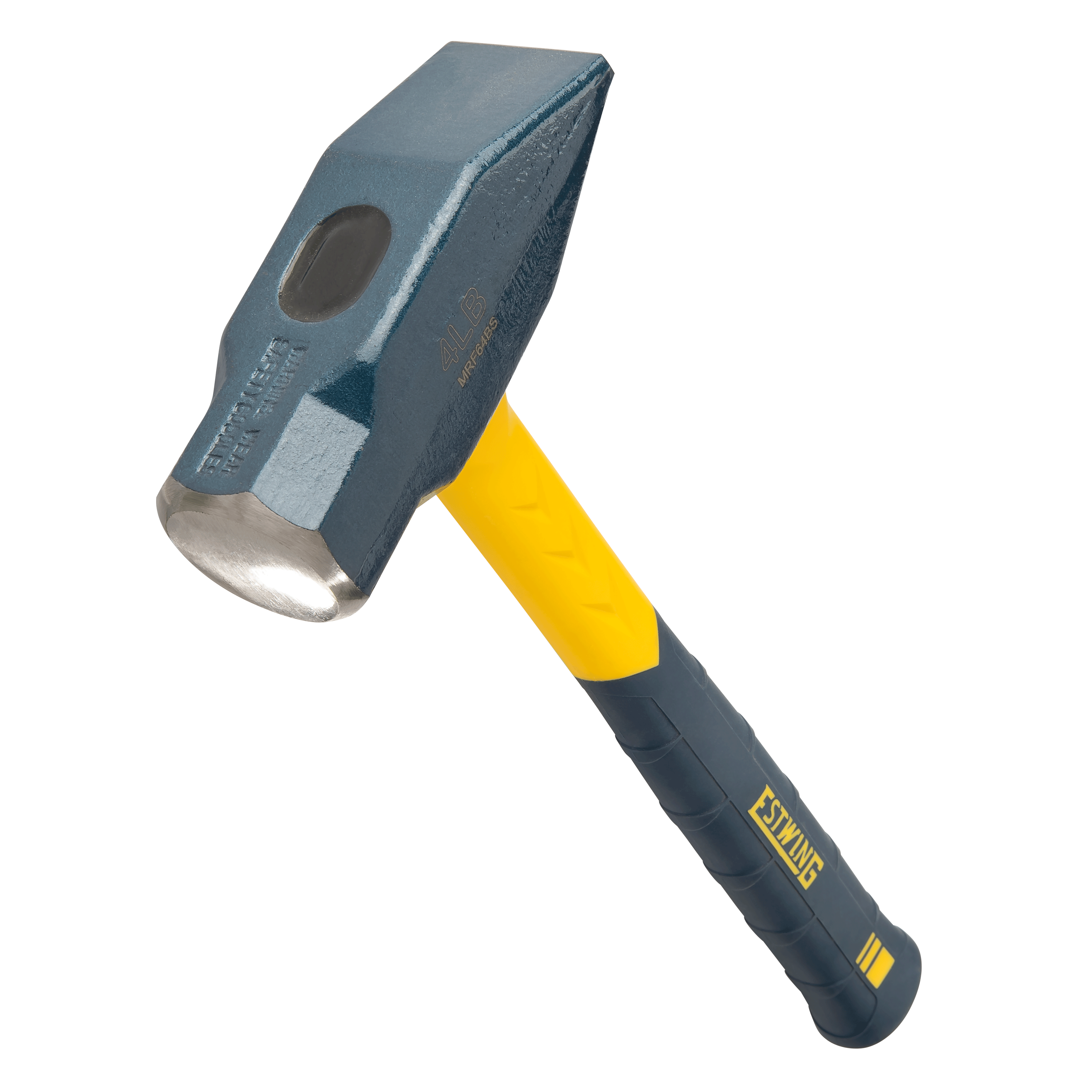Martillo especial de herrero con cabeza de acero lisa de 64 onzas y mango de acero Estwing MRF64BS