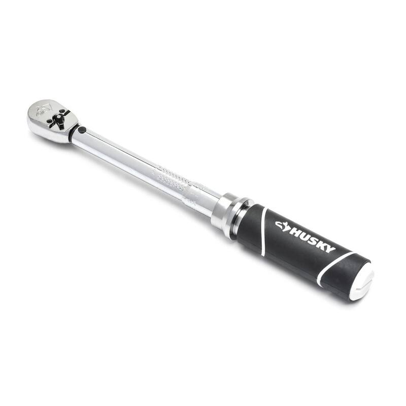 Set de herramientas mecánicas Husky de 1/4 de pulgada con llave dinamométrica de accionamiento (51 piezas) - H50MTS4DTWCB
