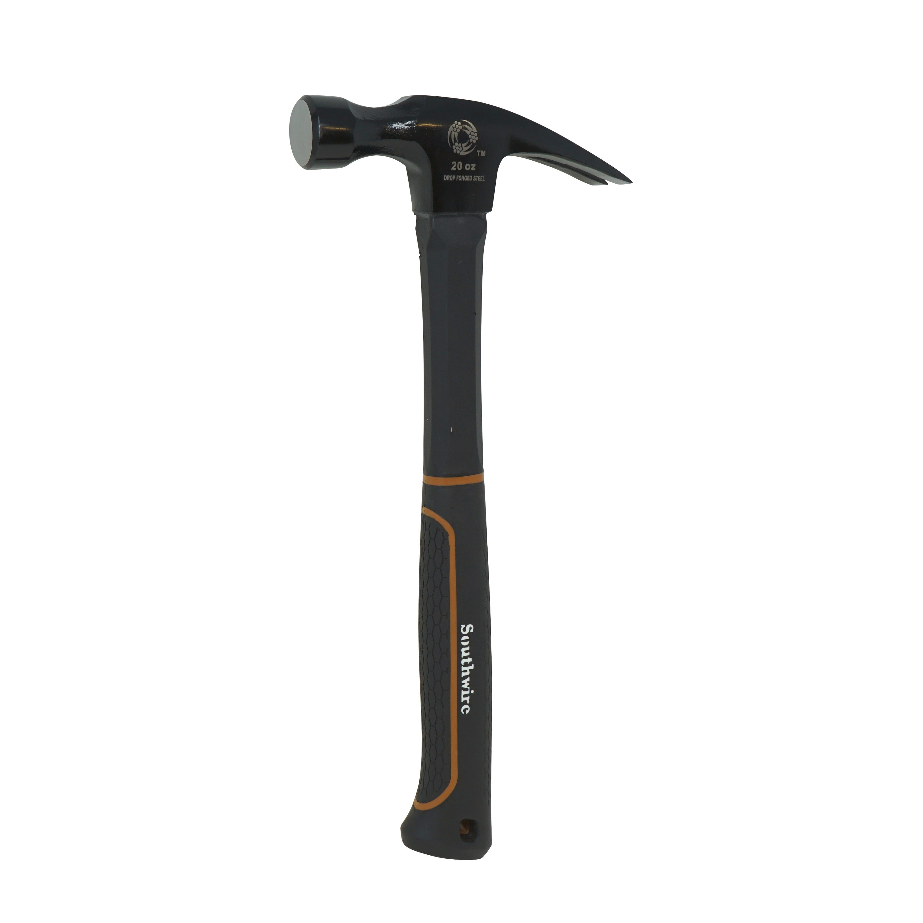 Martillo de uña para electricista con mango de fibra de vidrio y cabeza de acero de 20 oz de Southwire