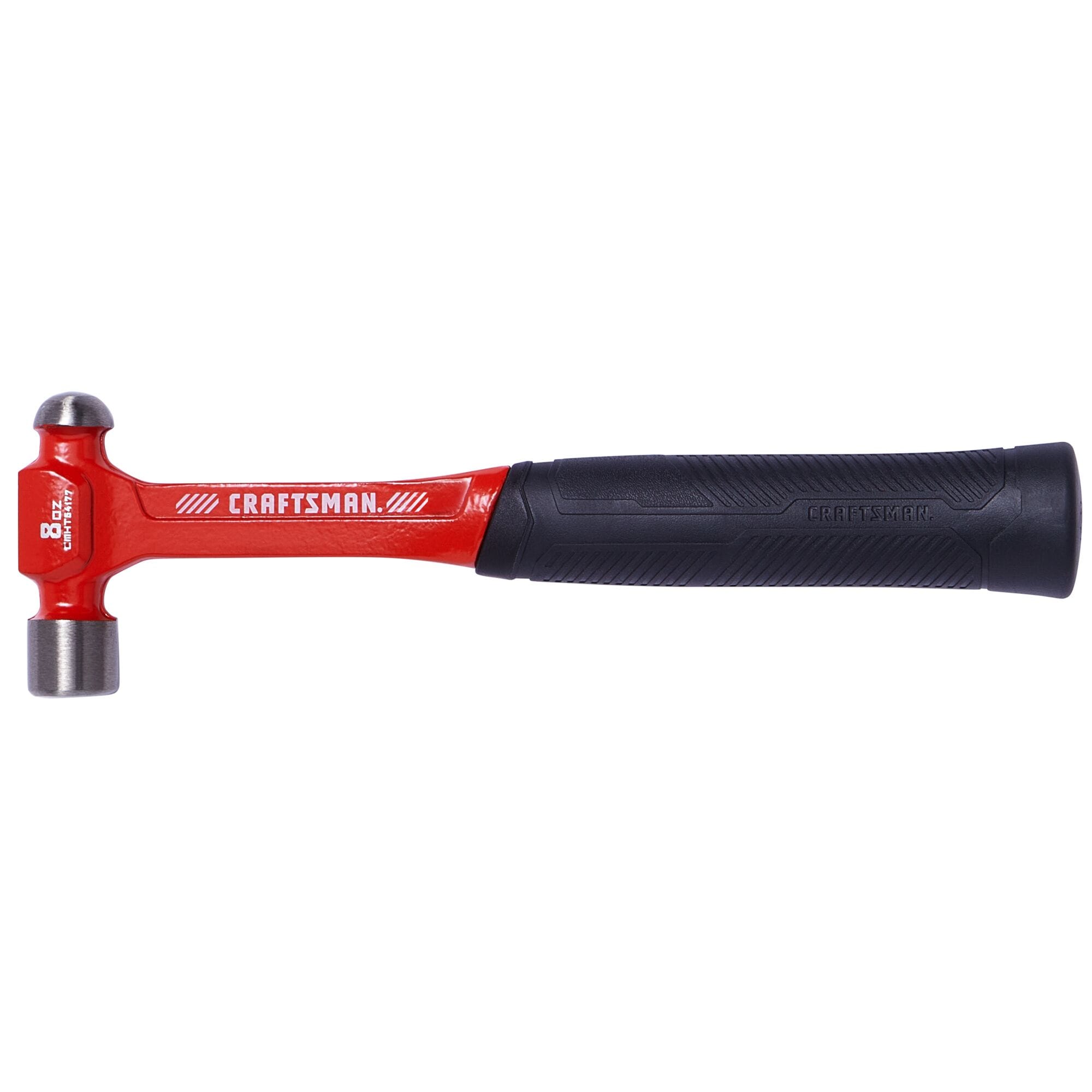 Martillo de bola de peen negro de 8 onzas con cabeza redondeada y mango de acero CRAFTSMAN CMHT54177
