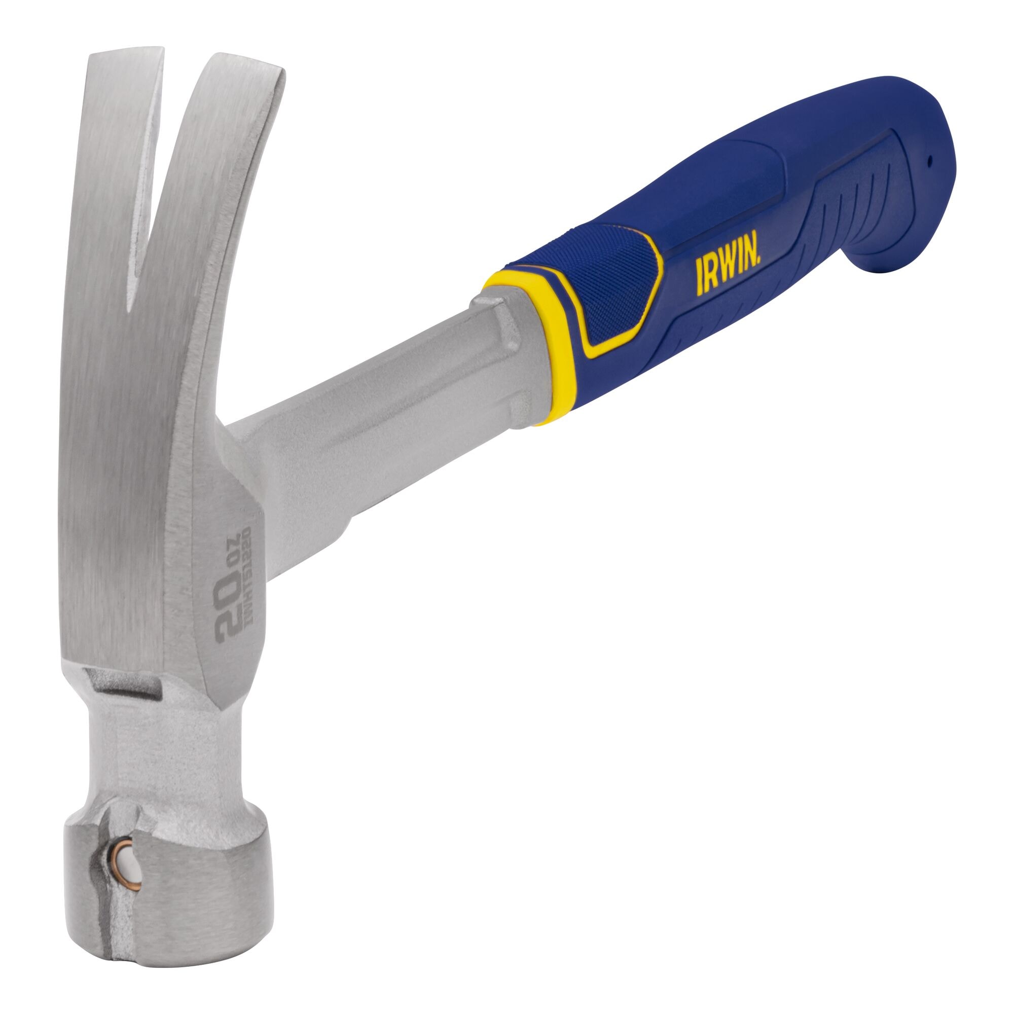 Martillo de garra de cabeza de acero con mango de acero de 20 onzas IRWIN IWHT51220