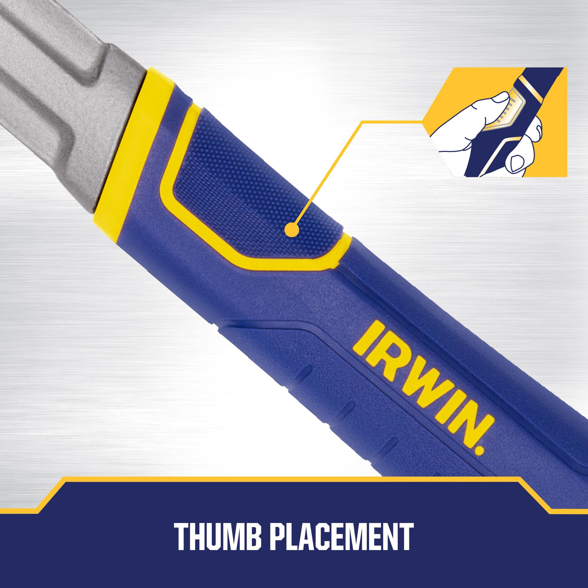 Martillo de garra de cabeza de acero con mango de acero de 20 onzas IRWIN IWHT51220
