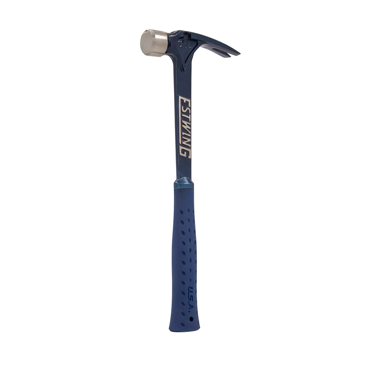 Martillo de enmarcar de cabeza de acero y mango de acero con cara esculpida de 19.0 onzas Estwing E6-19SM