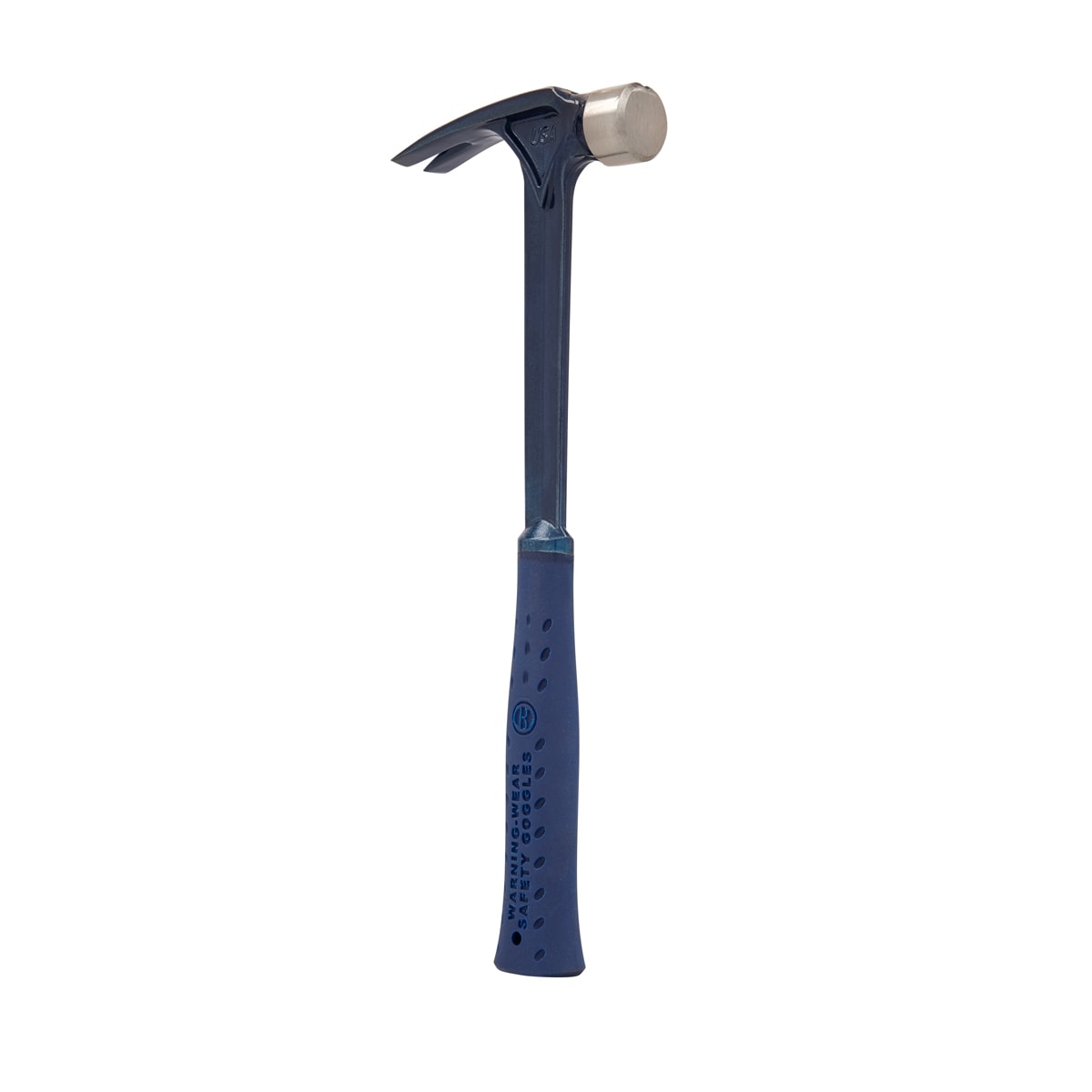 Martillo de enmarcar de cabeza de acero y mango de acero con cara esculpida de 19.0 onzas Estwing E6-19SM