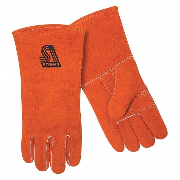Guantes de soldadura Steiner, aplicación de varilla, marrón, PR, Talla de guante: XS - 2119Y-XS