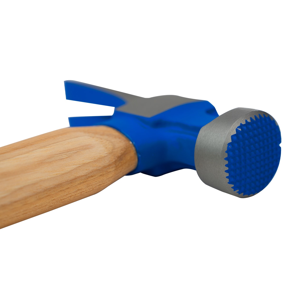Martillo de armazón con cabeza de acero de 20 onzas con cara fresada y mango de madera - Kobalt KB-P087220