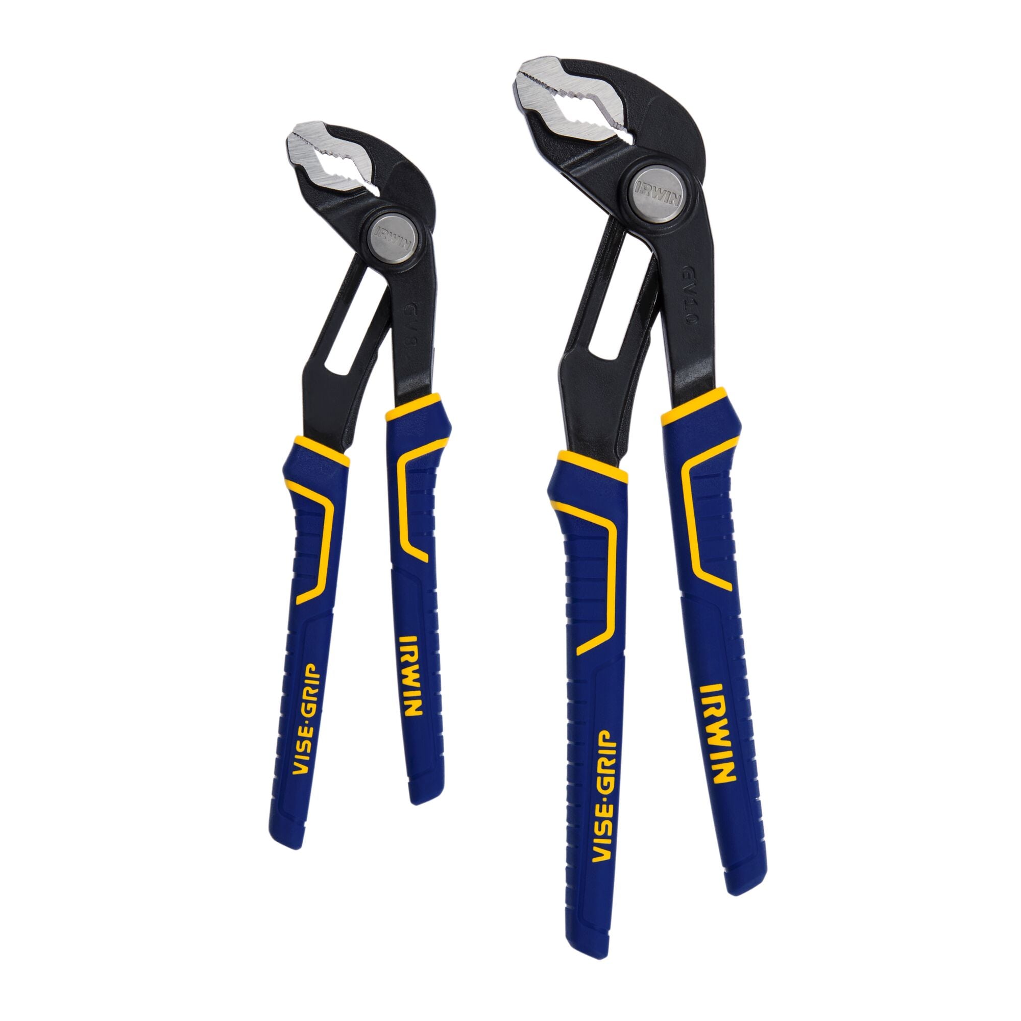Juego de Pinzas Ajustables de Lengüeta y Ranura IRWIN VISE-GRIP GrooveLock con Ajuste Rápido 2 Piezas - Paquete 1763390