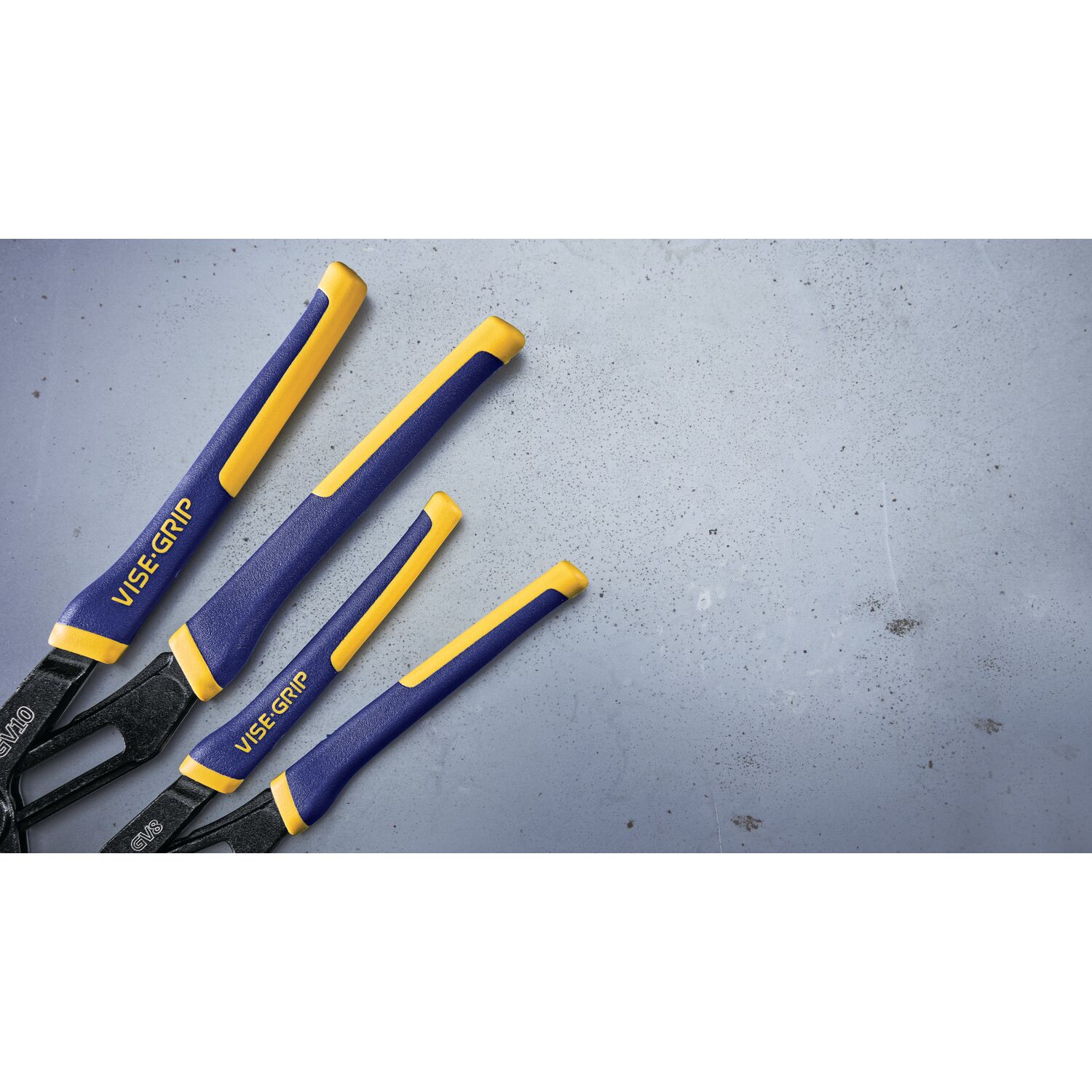 Juego de Pinzas Ajustables de Lengüeta y Ranura IRWIN VISE-GRIP GrooveLock con Ajuste Rápido 2 Piezas - Paquete 1763390