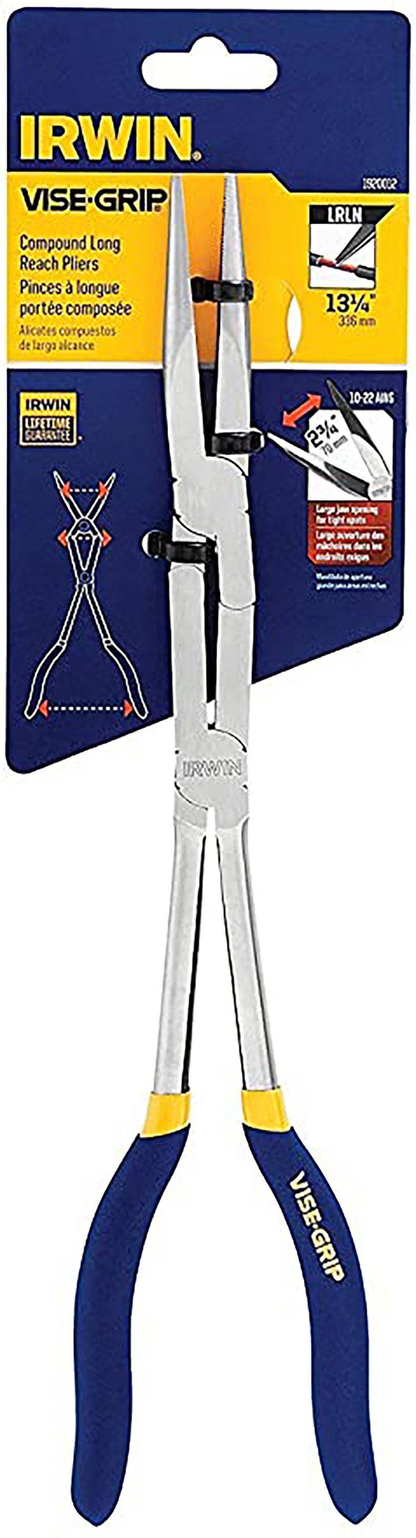 Pinzas de punta fina IRWIN VISE-GRIP de 13.25 pulgadas 1920012