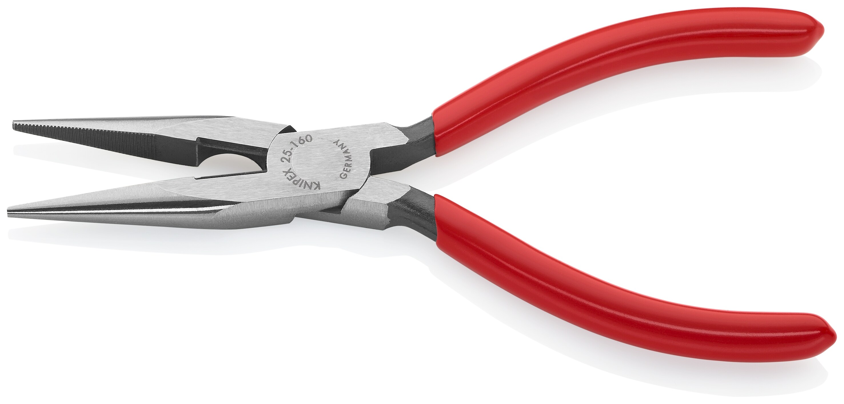 Pinzas de punta larga KNIPEX de 6.25 pulgadas con cortador de alambre - Modelo 25 01 160