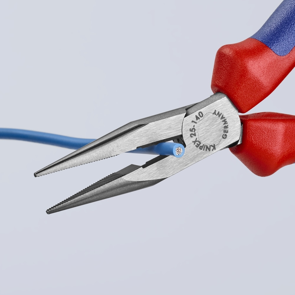 Pinzas de punta fina y cortador de alambre de 5.5 pulgadas KNIPEX 25 02 140