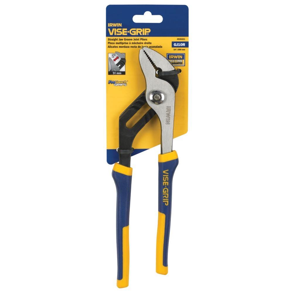 Alicates ProPliers IRWIN VISE-GRIP de 10 pulgadas, para ranuras y lengüetas 4935321