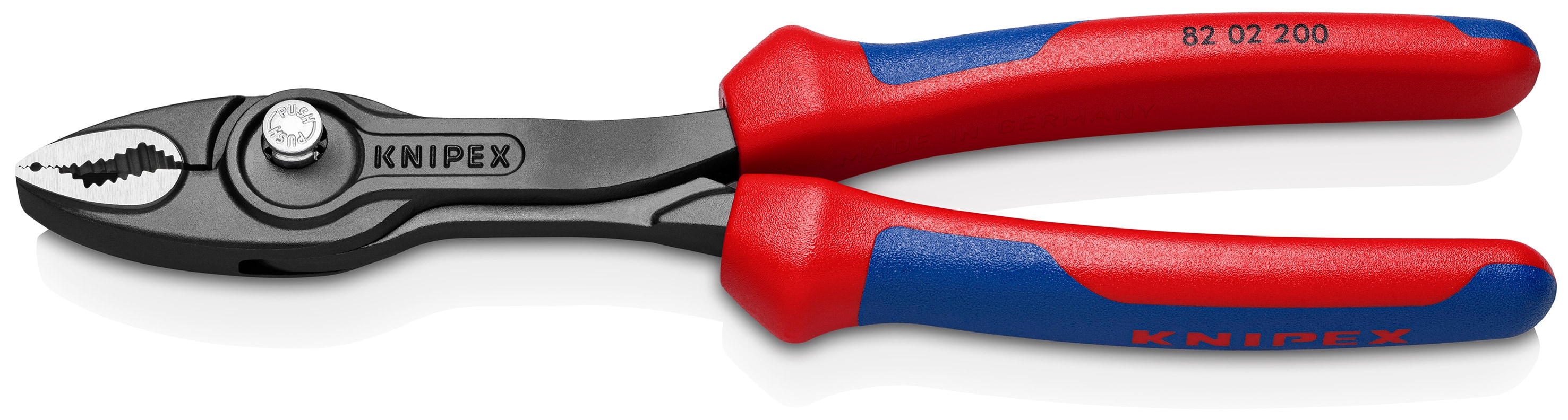 Pinzas de pico de loro TwinGrip de 8 pulgadas 82 01 200 SBA de KNIPEX