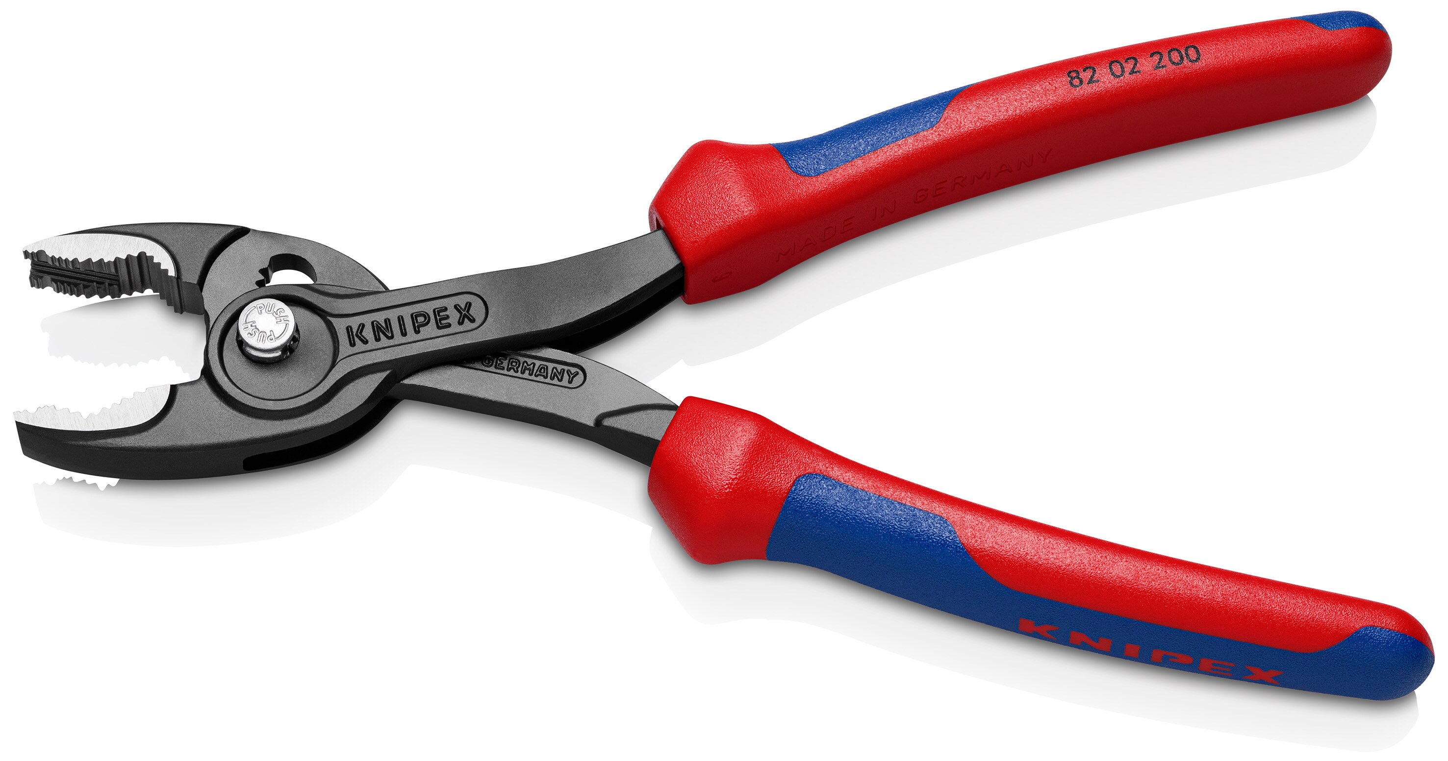 Pinzas de pico de loro TwinGrip de 8 pulgadas 82 01 200 SBA de KNIPEX