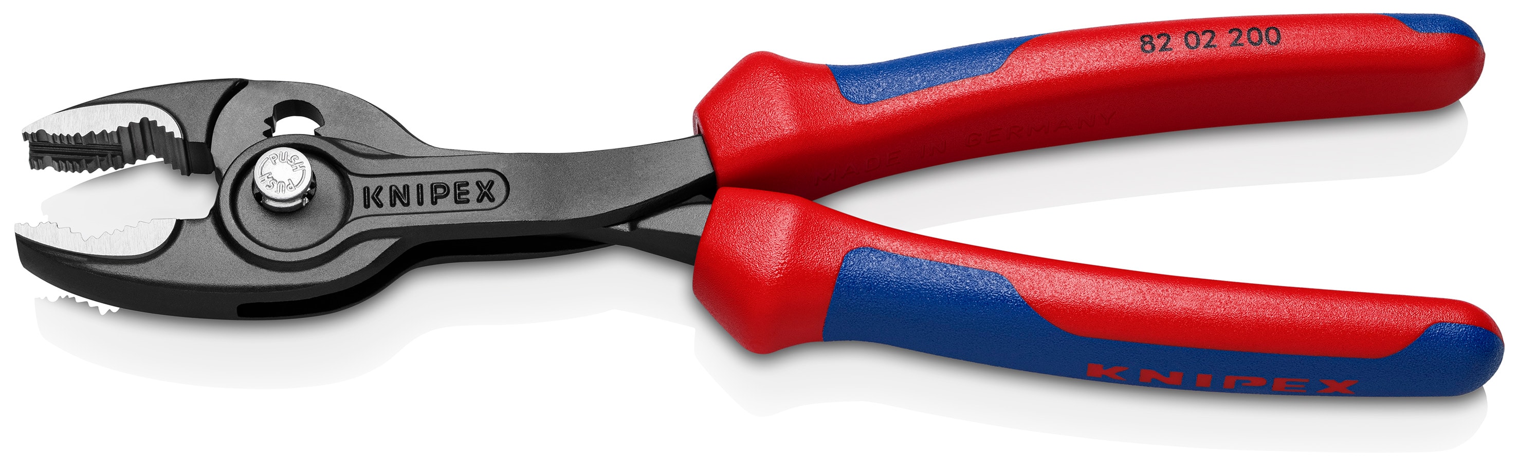 Pinzas de pico de loro TwinGrip de 8 pulgadas 82 01 200 SBA de KNIPEX