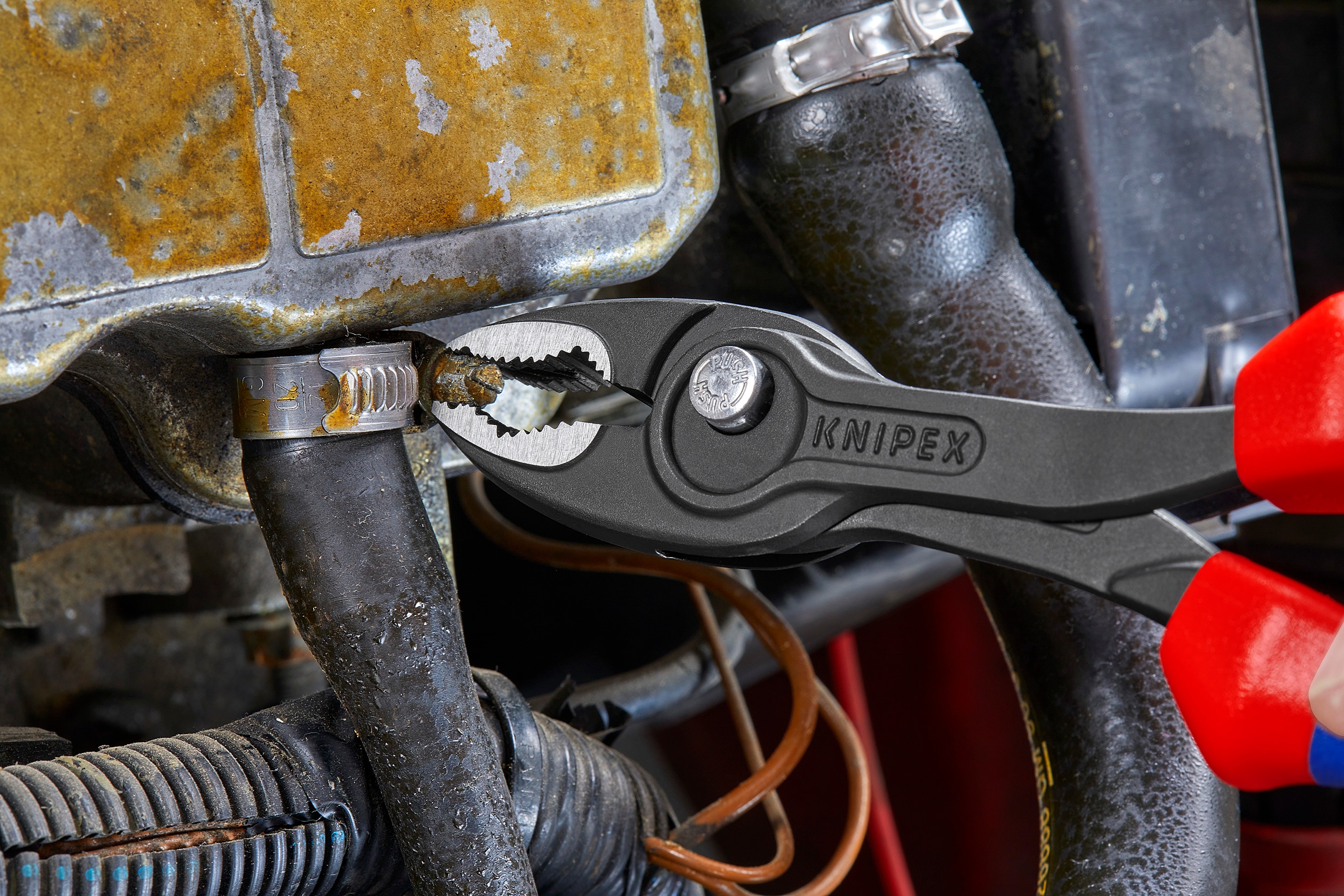 Pinzas de pico de loro TwinGrip de 8 pulgadas 82 01 200 SBA de KNIPEX