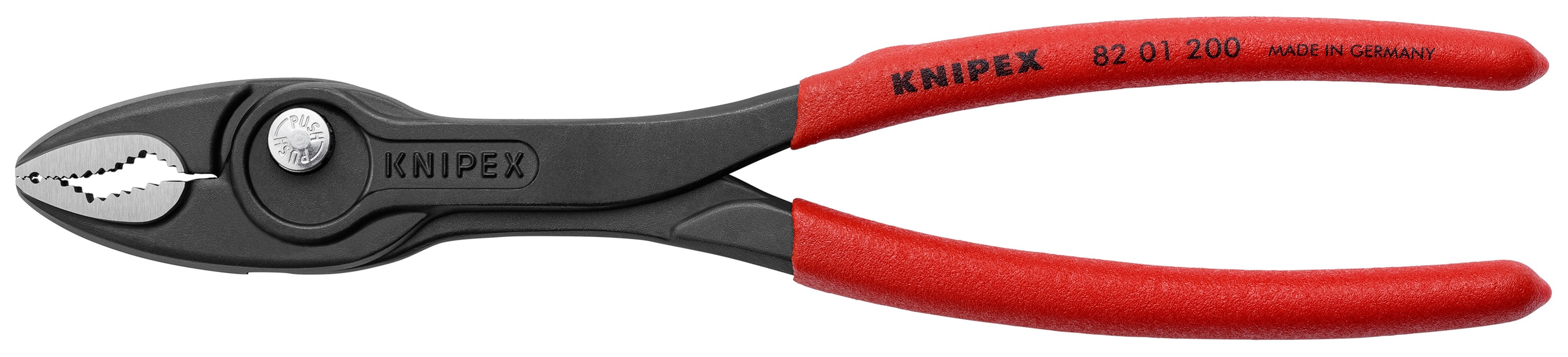 Pinzas de pico de loro TwinGrip de 8 pulgadas 82 01 200 SBA de KNIPEX