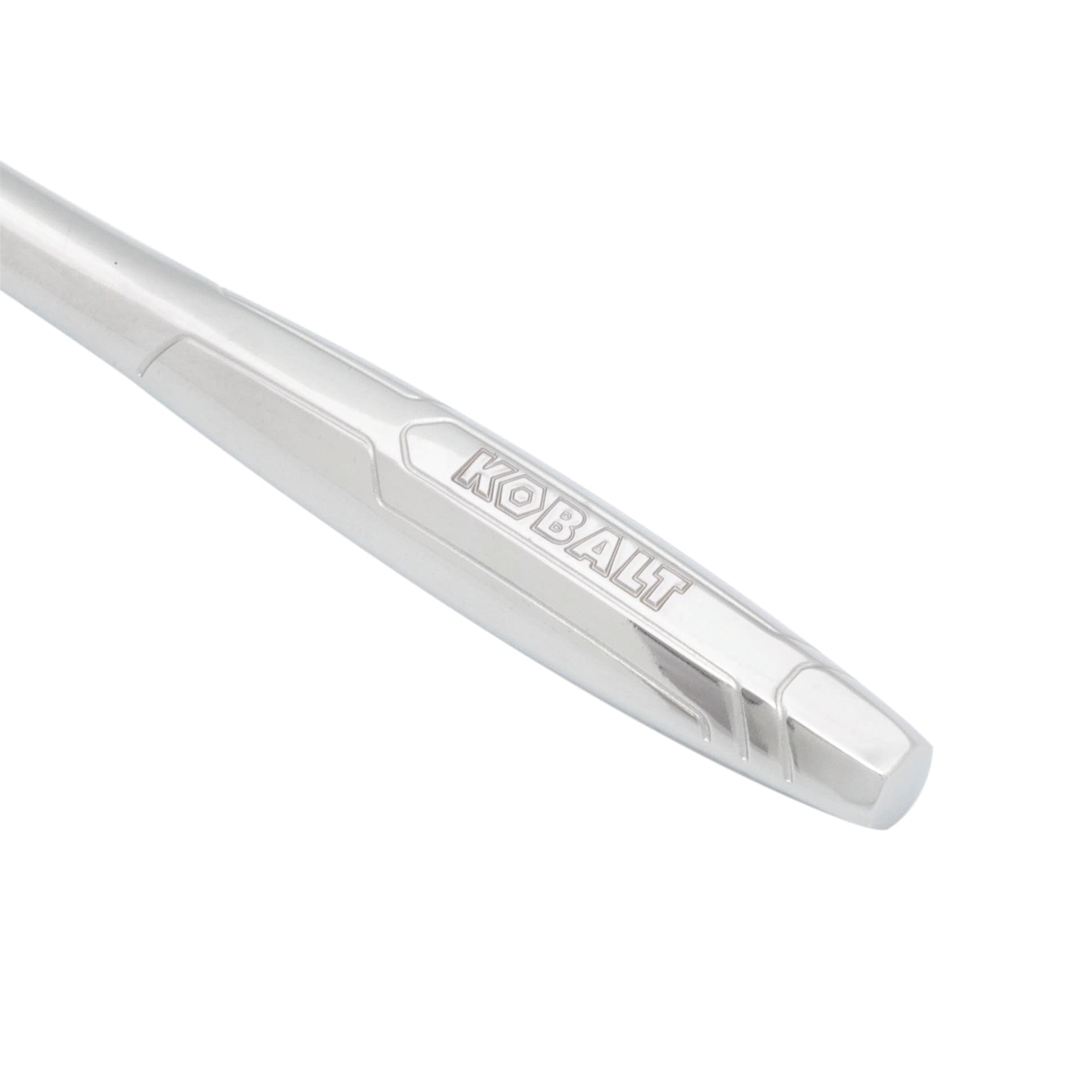 Llave trinquete de cabeza flexible con mango pulido completo de 3/8 pulgadas y 90 dientes Kobalt 81747