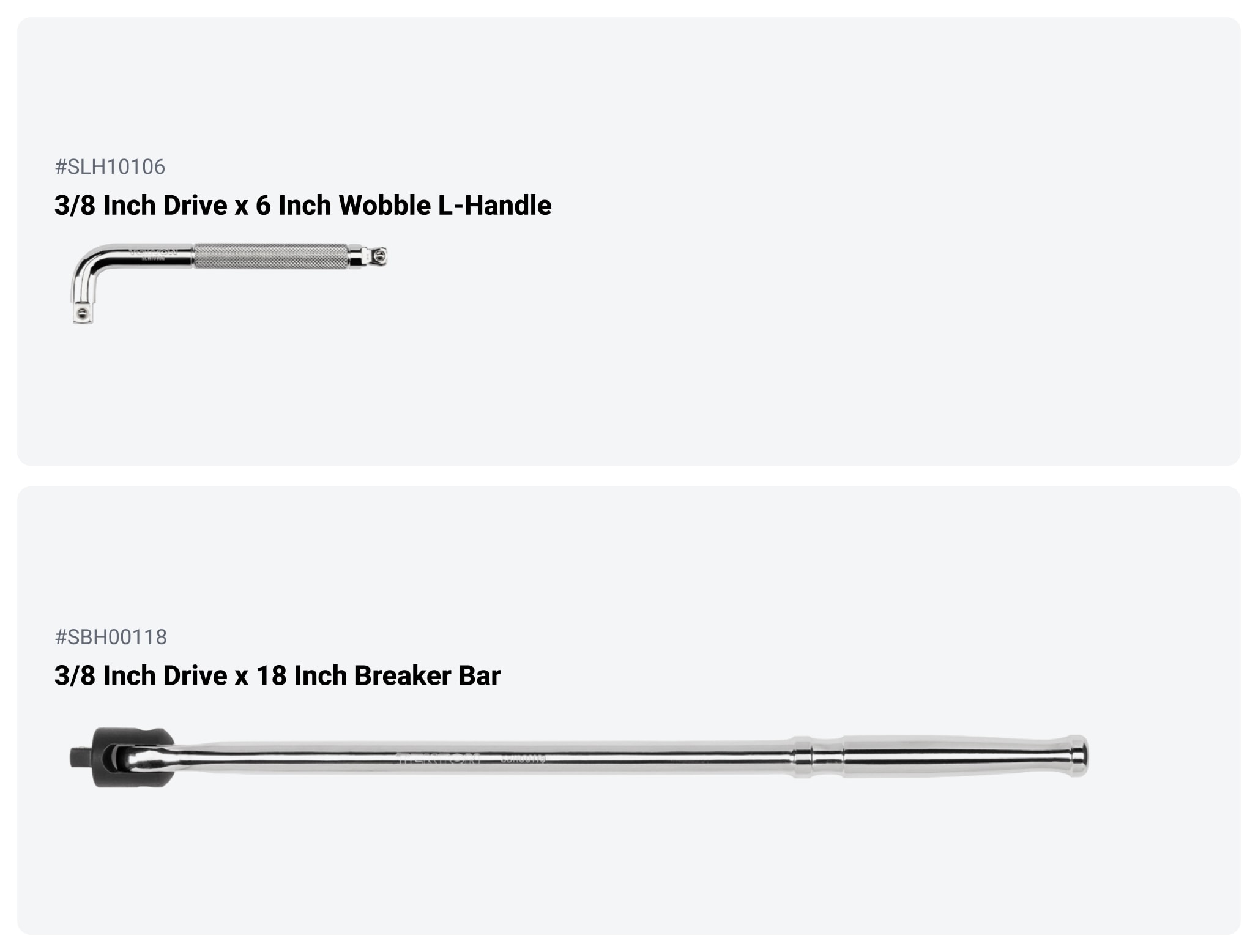 Juego de llaves de trinquete flexibles con mango pulido completo de 10 piezas TEKTON de 90 dientes y unidad de 3/8 pulgadas, modelo SDR99101