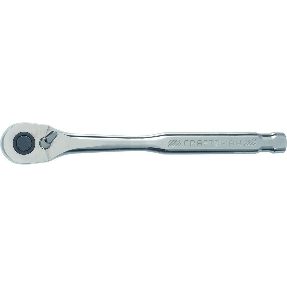 Llave de trinquete de mango gris oscuro de 1/2 pulgadas con 120 dientes Craftsmanship 120