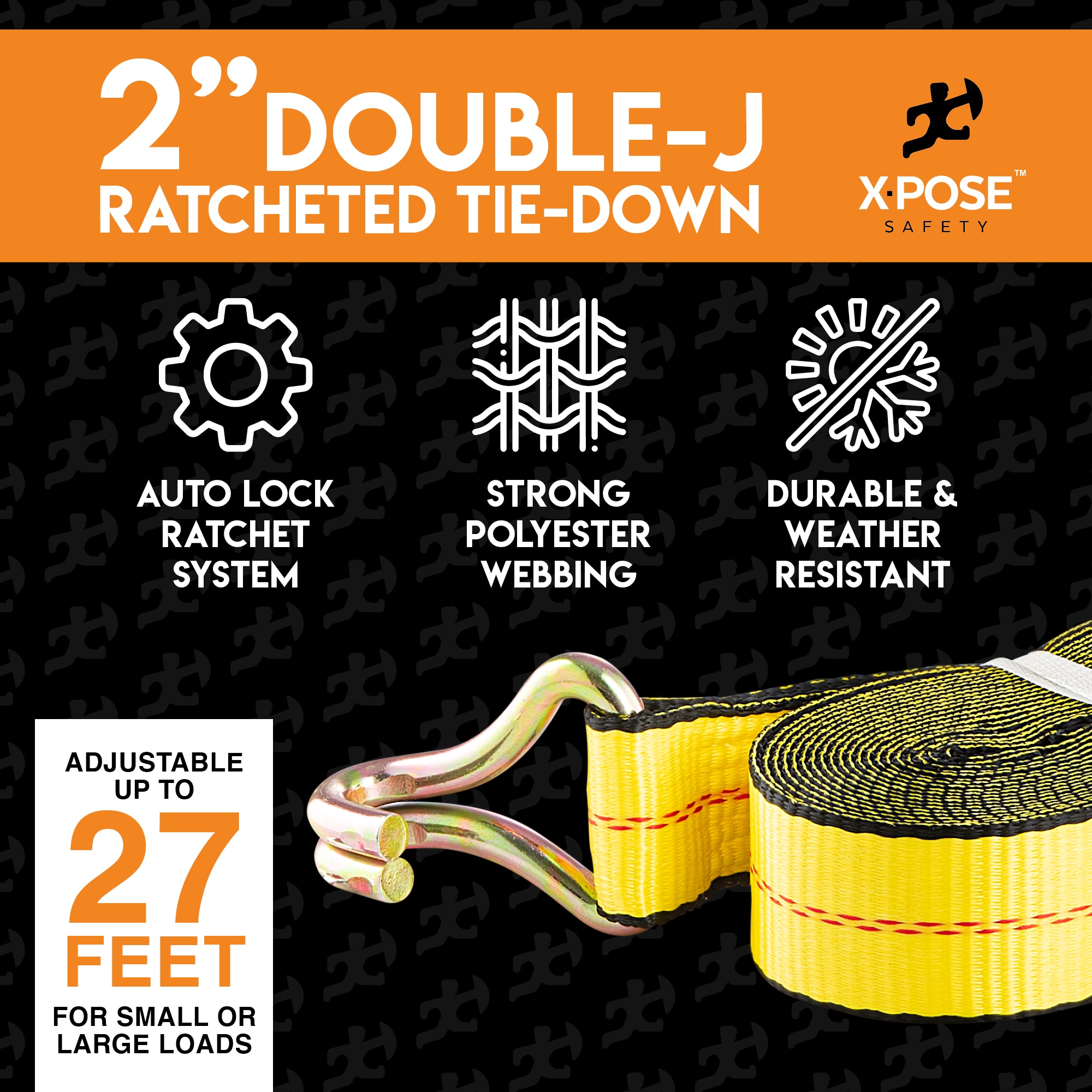 XPOSE SEGURIDAD 11 - Diente Mango de Aluminio para Trinquete de 1/2 pulgadas, 3/8 pulgadas, y 1/4 pulgadas RTD227-DJH-4-X-S