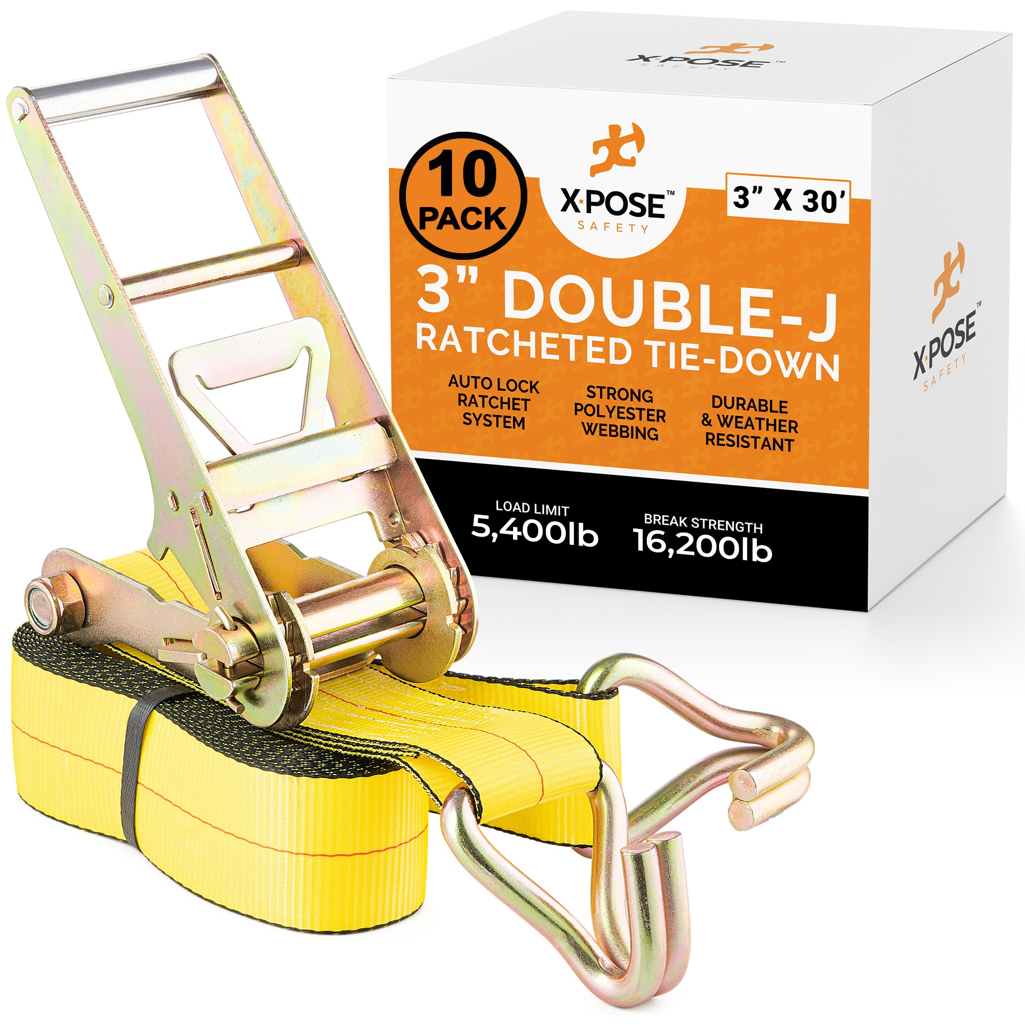 Llave de trinquete con mango de aluminio de 12 dientes y 1/2, 3/8 y 1/4 pulgadas de XPOSE SAFETY