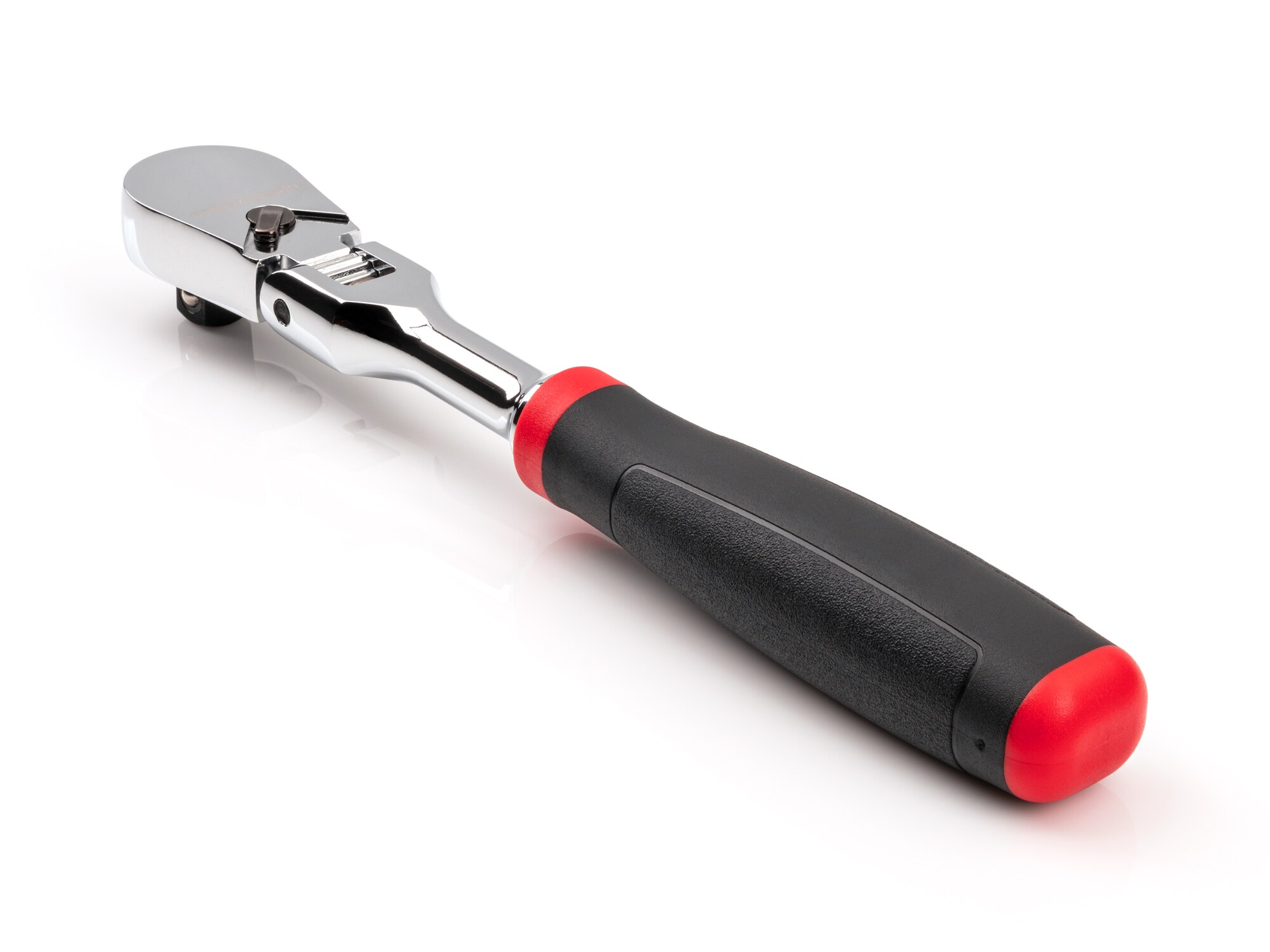 Llave de trinquete con cabeza flexible y mango de agarre cómodo de 3/8 pulgadas TEKTON 90 dientes SRH22108