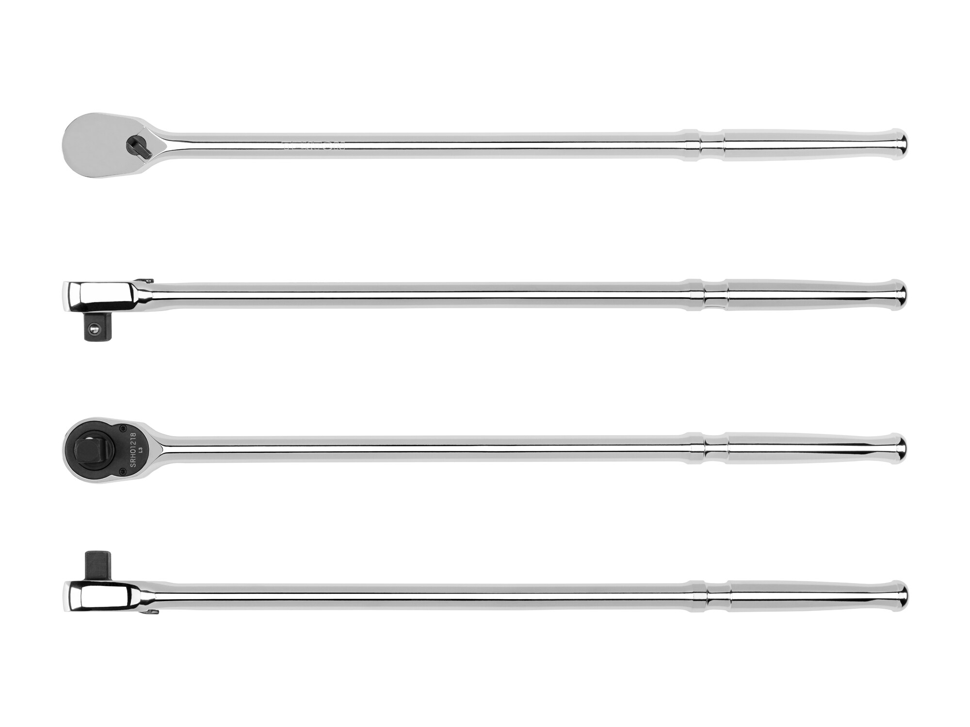 Trinquete de 90 dientes de 1/2 pulgadas con mango pulido completo TEKTON SRH01218