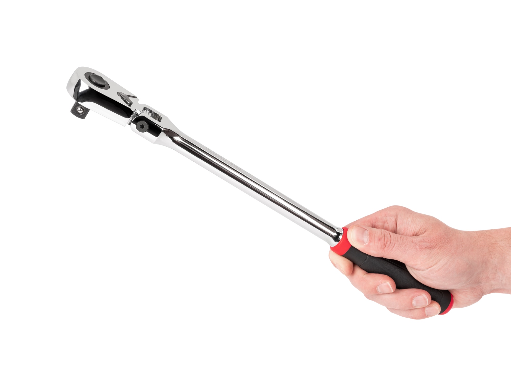 Llave de trinquete con cabezal flexible de mango ergonómico de 1/2 pulgadas de diseño cómodo de 90 dientes - TEKTON SRH32214