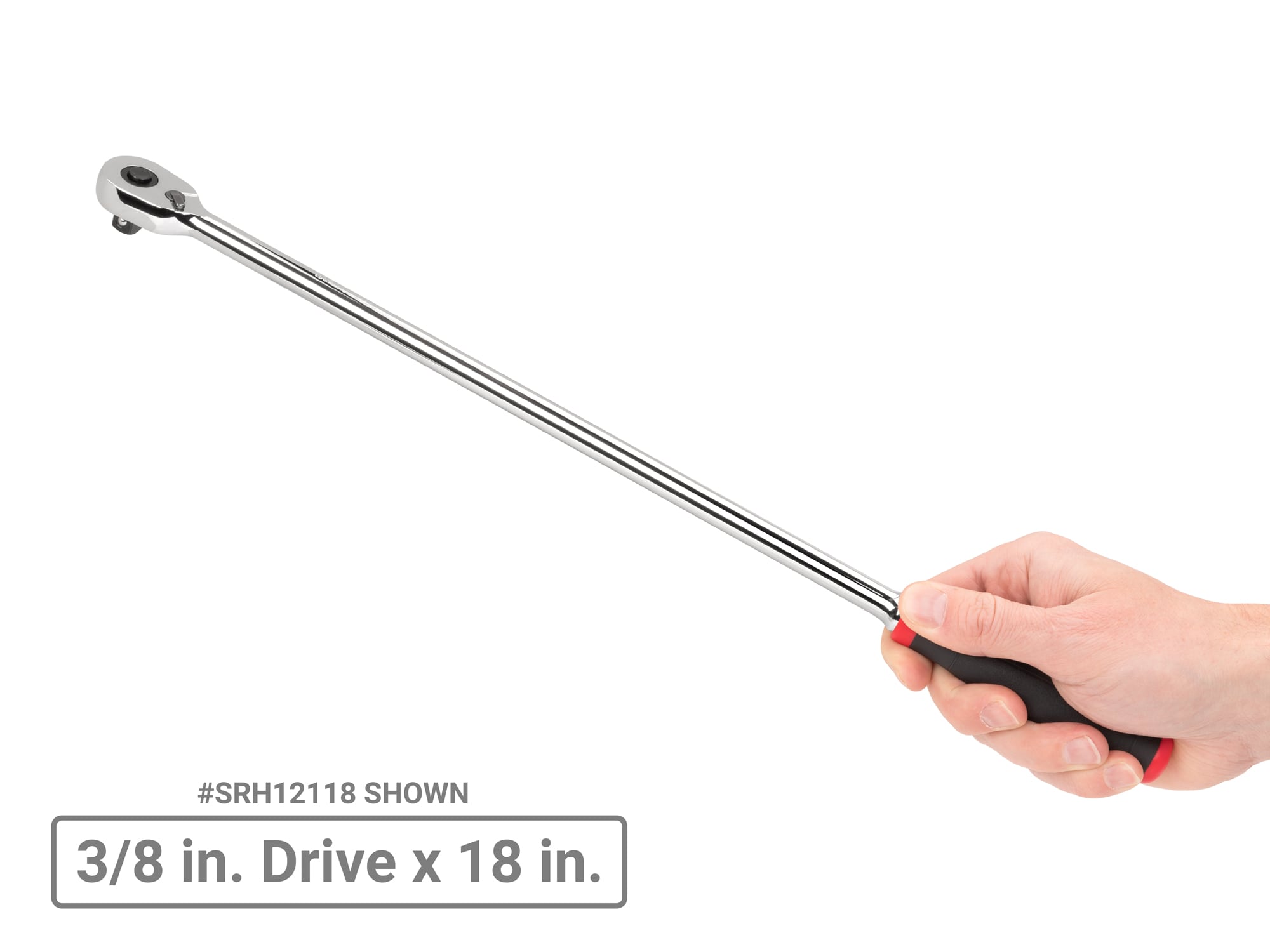Juego de Ratchets con Mango Ergonómico de 2 piezas de 90 dientes de 3/8 y 1/2 pulgadas