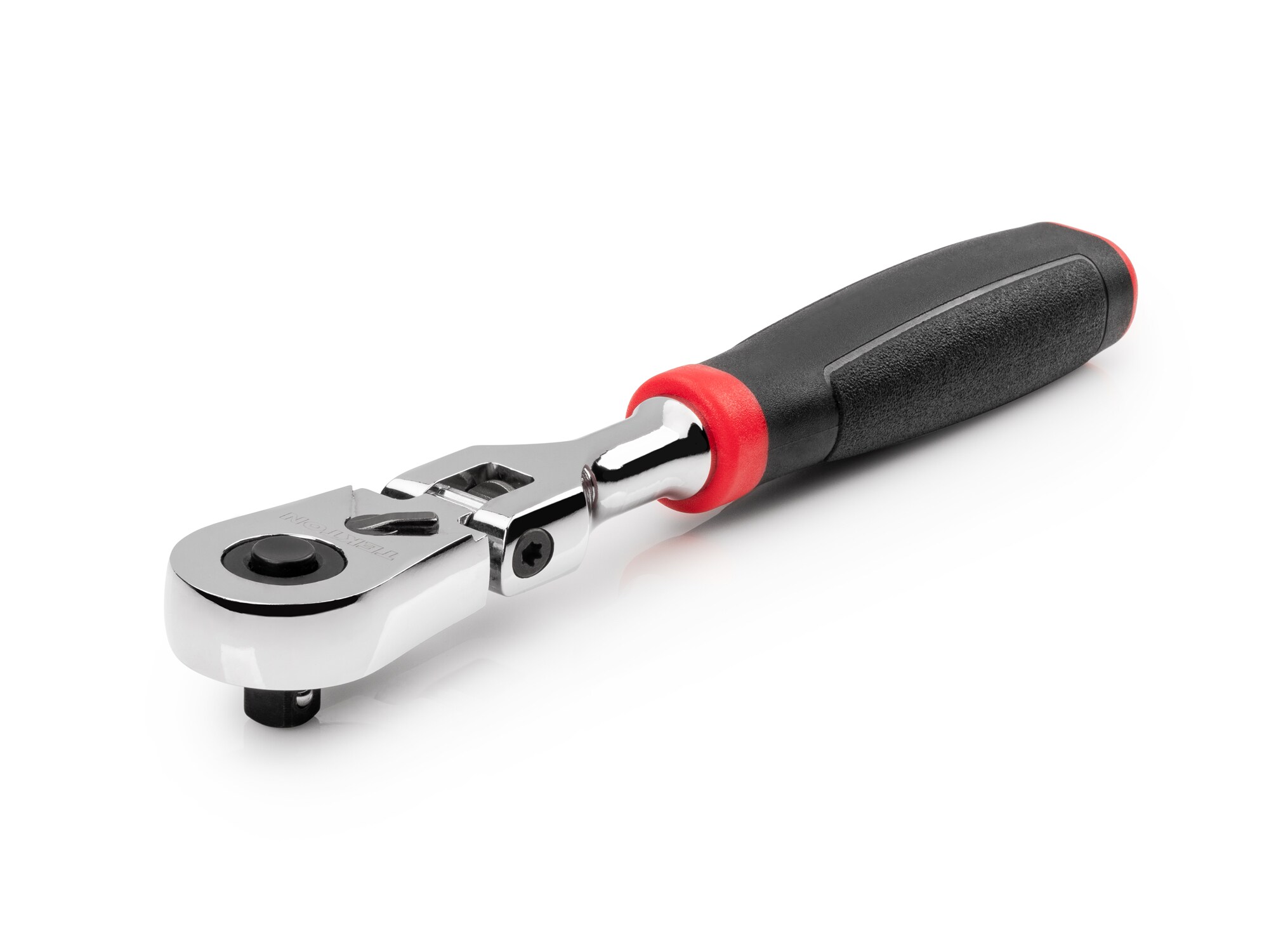 Trinquete de cabeza flexible con mango ergonómico de 90 dientes para maniobras cómodas de 1/4 de pulgada de TEKTON SRH32006