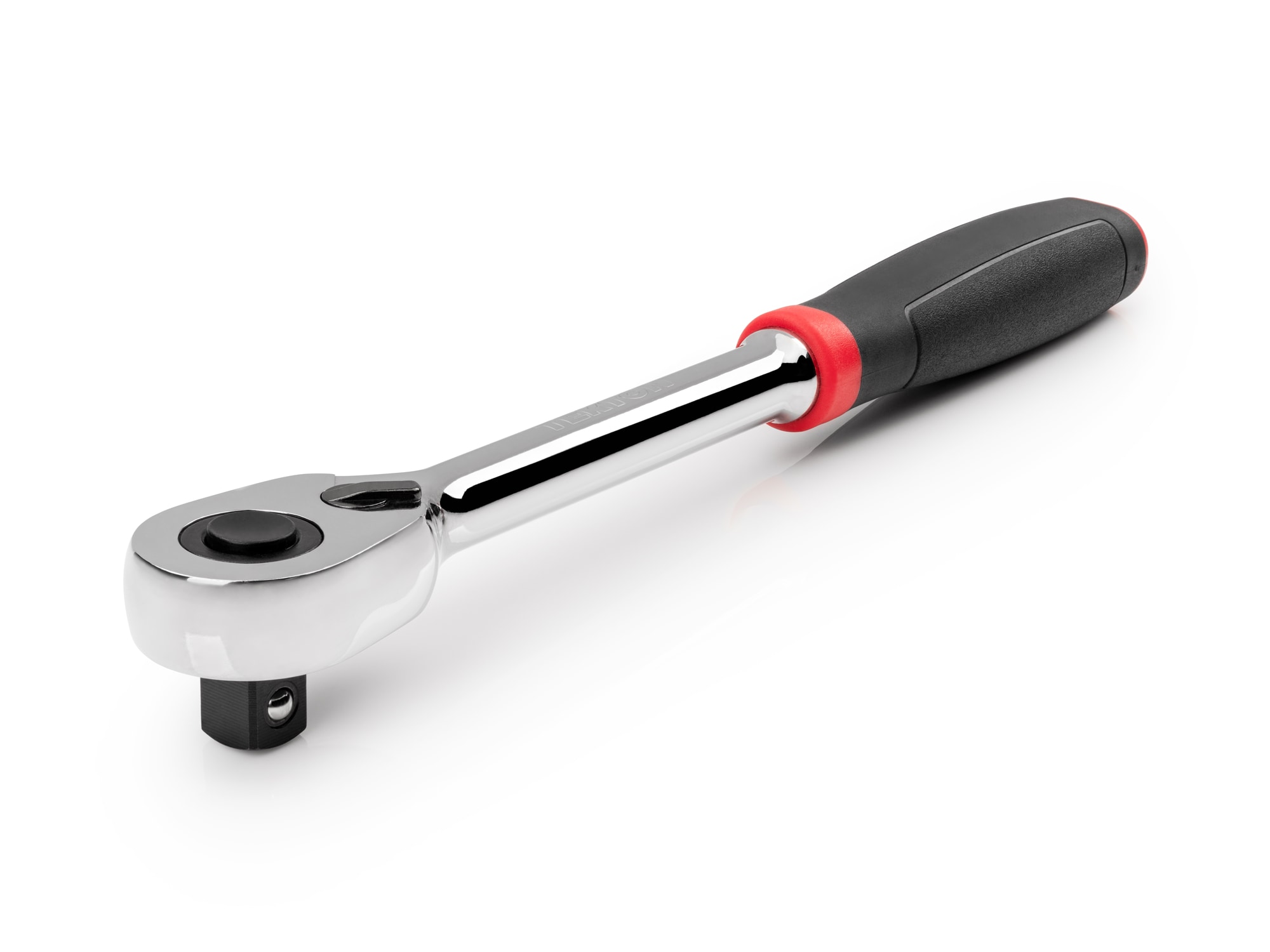 Trinquete con mango de agarre cómodo de 90 dientes TEKTON de 1/2 pulgada.