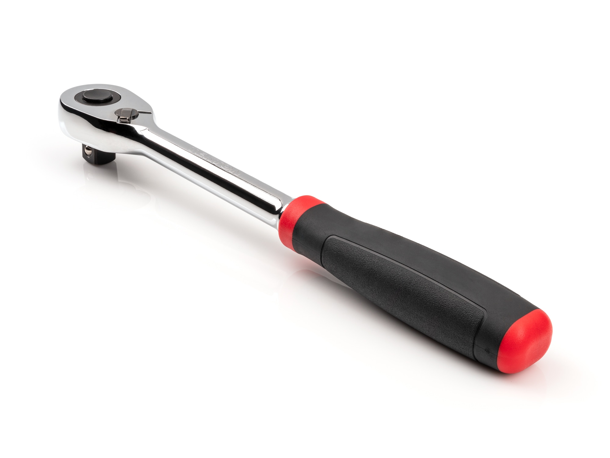 Trinquete con mango de agarre cómodo de 90 dientes TEKTON de 1/2 pulgada.