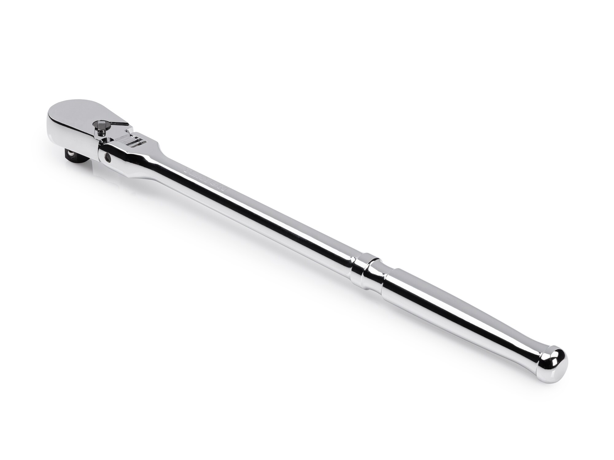 Llave trinquete con cabeza flexible de 90 dientes, 1/2 pulgada drive con acabado pulido completo Tekton SRH21214
