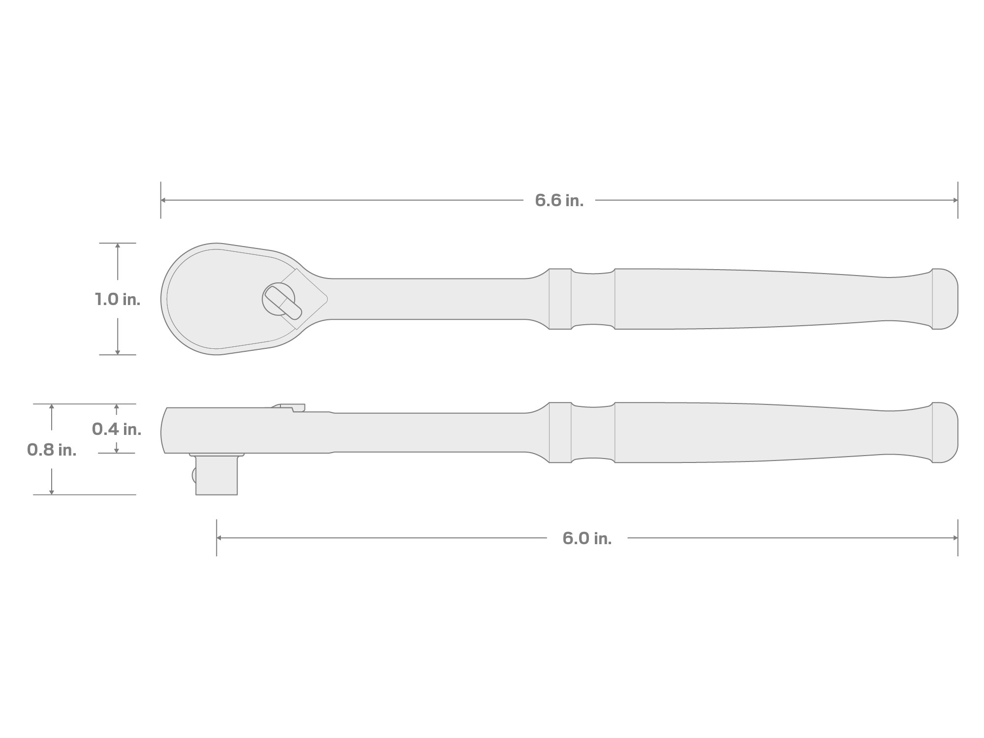 Llave de trinquete con mango pulido de 90 dientes de 3/8 pulgadas TEKTON SRH01506