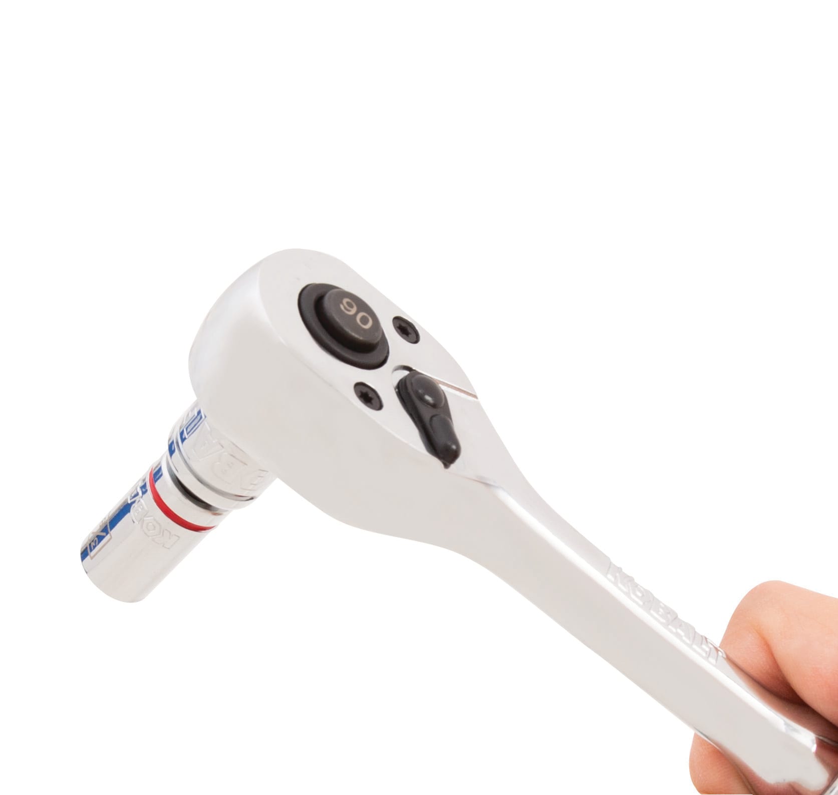 Juego de Llaves de Vaso Rasa y Profunda Kobalt de 1/4 a 1/2 pulgadas, Estándar (SAE) y Métrico, 212 piezas 81797