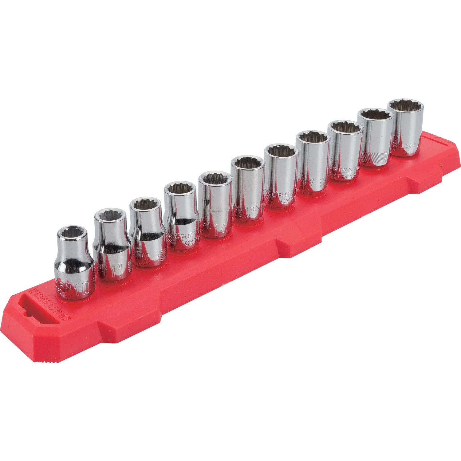 Juego de vasos métricos de 1/2 pulgada de CRAFTSMAN, 11 piezas