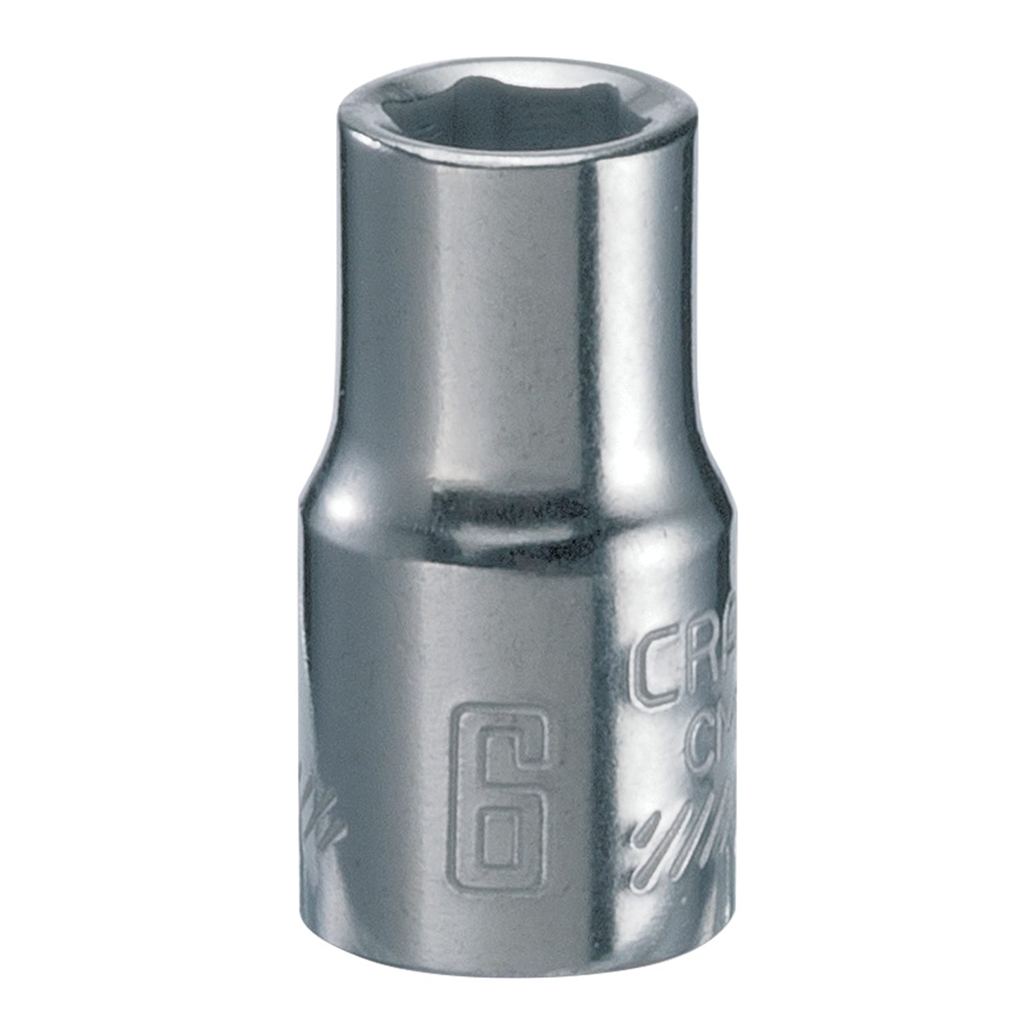Llave de vaso superficial métrica de 6 mm de 1/4 pulgada de CRAFTSMAN