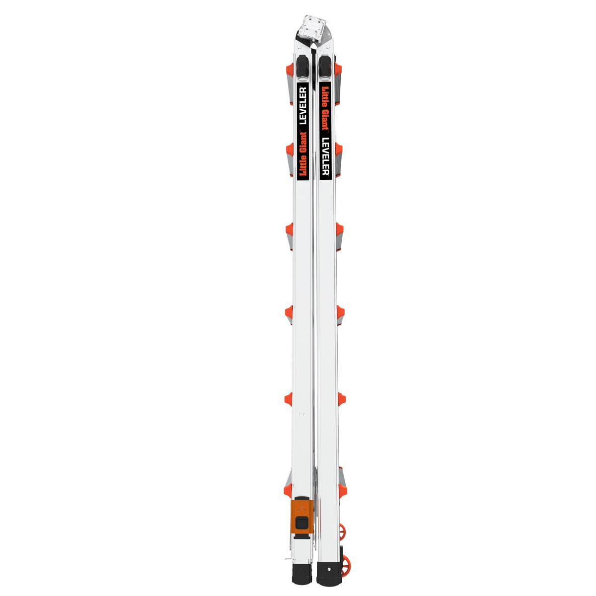 Escalera multifuncional telescópica con niveladores de patas 25.1 pies de alcance - Capacidad de carga de 300 lbs. Nivelador 2.0 M26 de Little Giant Ladders