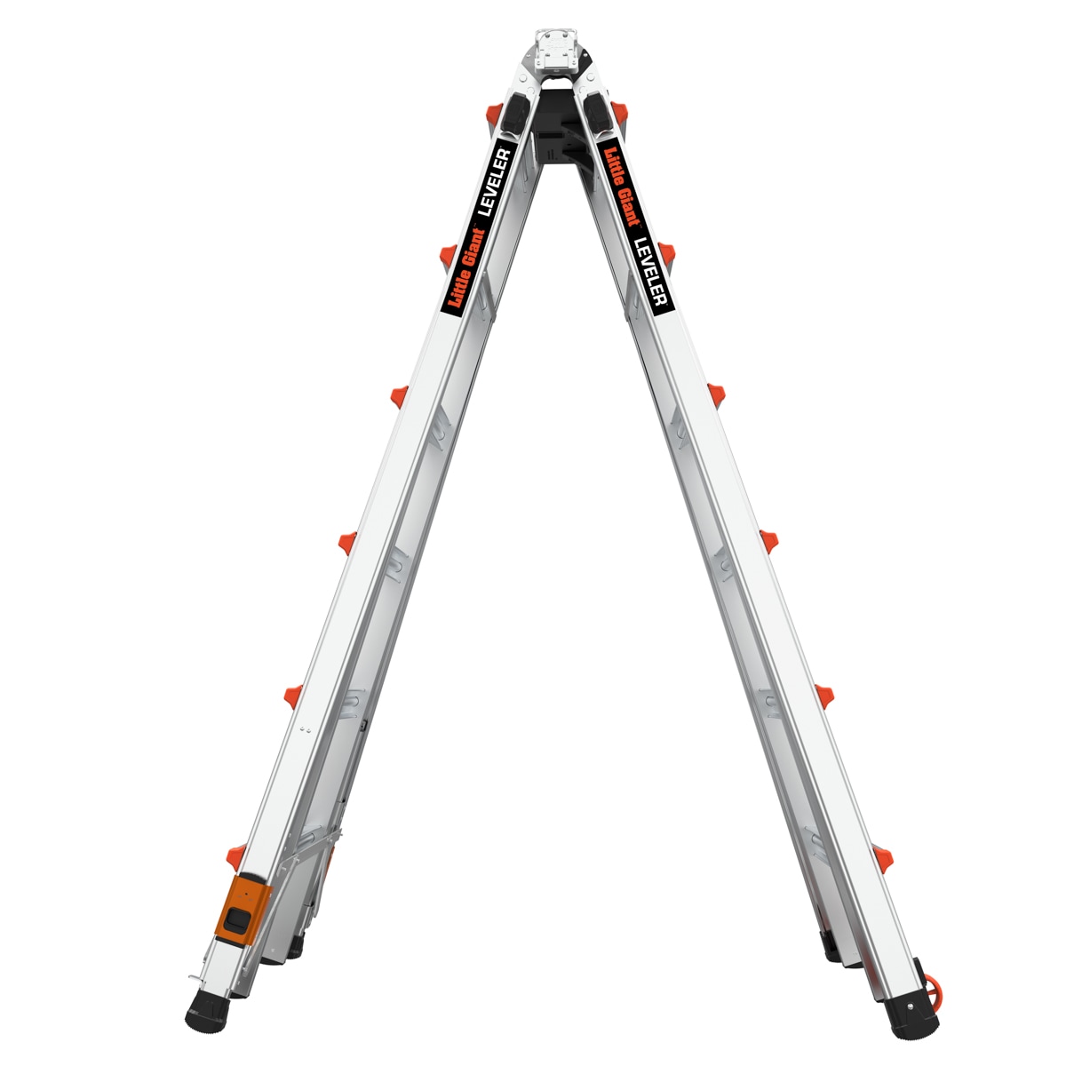 Escalera multifuncional telescópica con niveladores de patas 25.1 pies de alcance - Capacidad de carga de 300 lbs. Nivelador 2.0 M26 de Little Giant Ladders