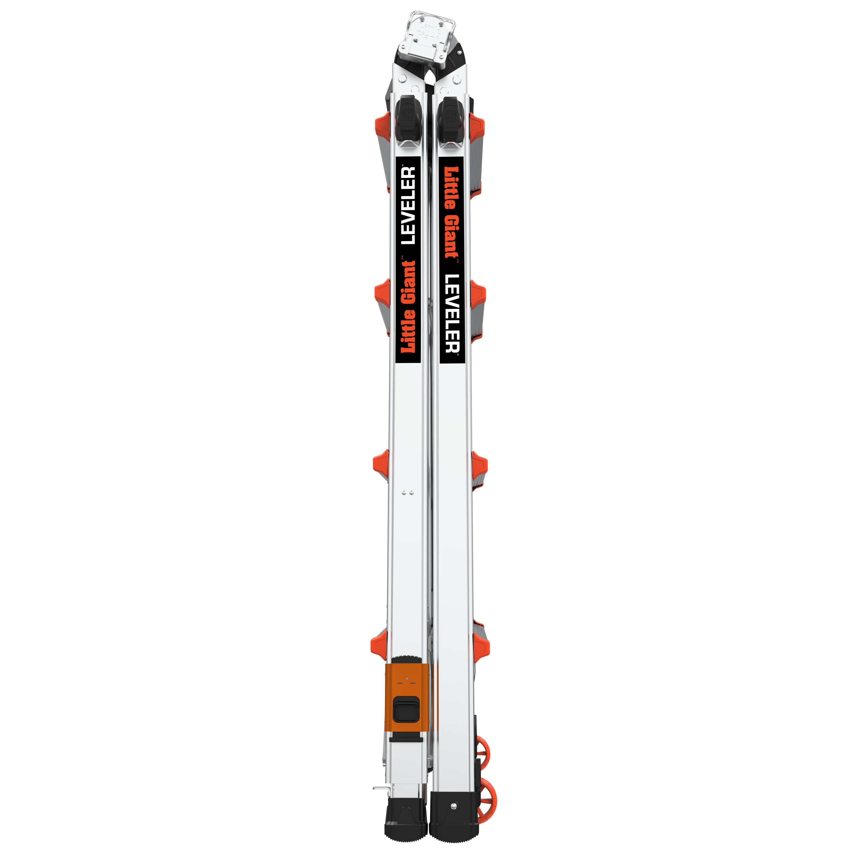 Escalera telescópica multifuncional Little Giant Ladders Leveler 2.0 M17 con niveladores de patas, alcance de 18 pies, capacidad de carga de 300 libras - Tipo 1A 16507T-803