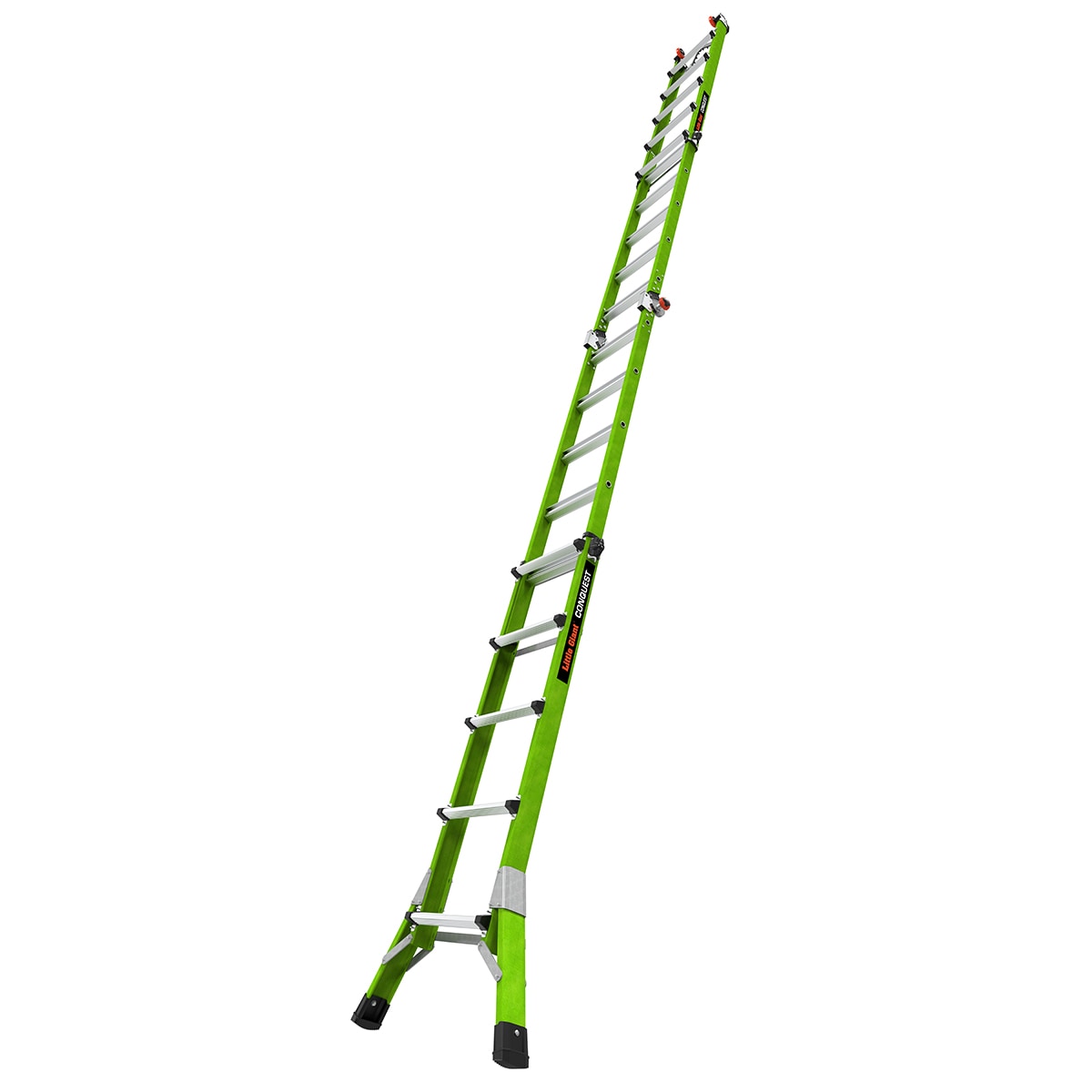 Escalera telescópica multiusos de posición variable con capacidad de carga de 300 libras y alcanza los 22 pies - Conquest de Little Giant Ladders 17122-001