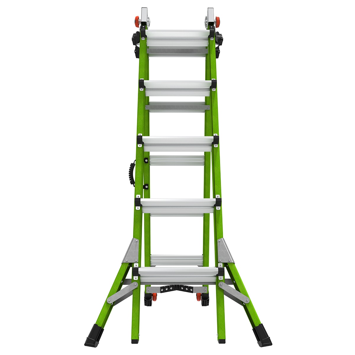 Escalera telescópica multiusos de posición variable con capacidad de carga de 300 libras y alcanza los 22 pies - Conquest de Little Giant Ladders 17122-001