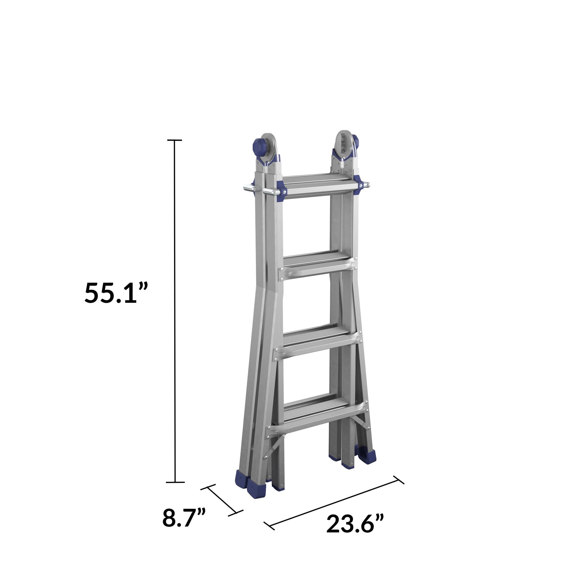 Escalera multiusos tipo 1A de 18 pies de alcanze con capacidad de carga de 300 libras 20918T1ASE de Cosco