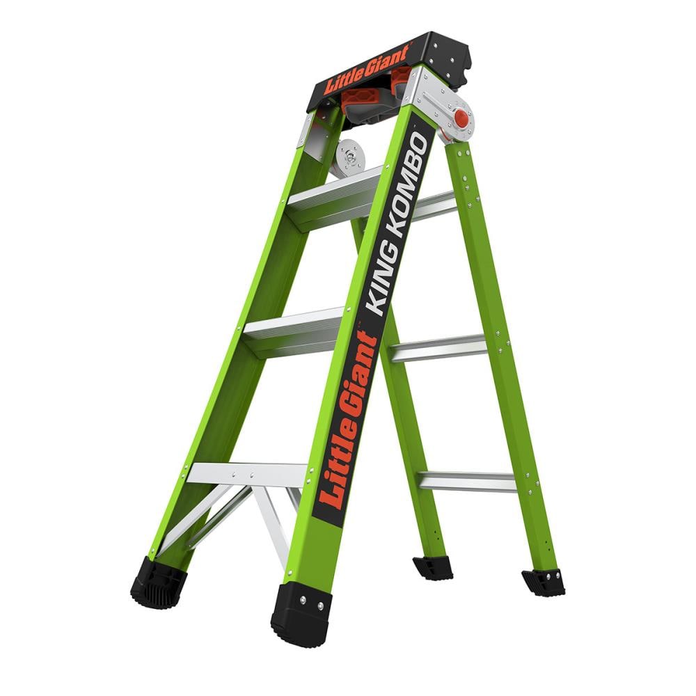 Escalera multiusos 3 en 1 Little Giant Ladders King Kombo 2.0 con alcance de 10.3 pies y capacidad de carga de 375 lbs. - Tipo 1AA, modelo 13470-001.